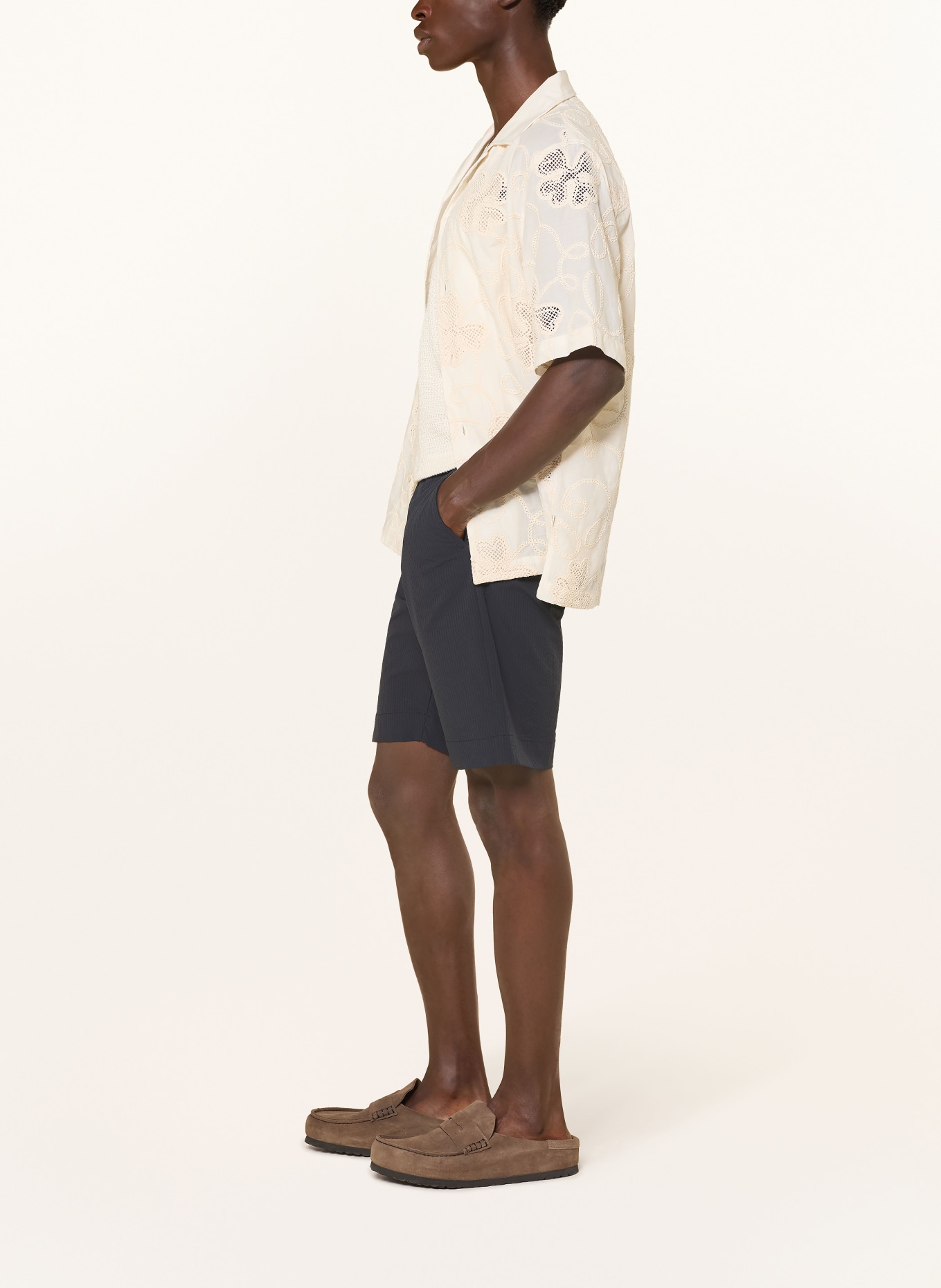 NN.07 BILLIE Shorts: DARK BLUE