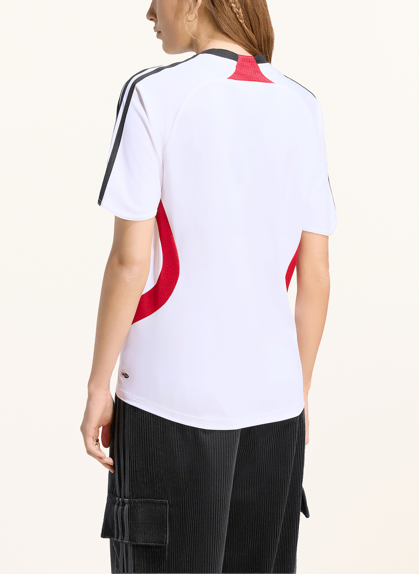 adidas Heimtrikot DEUTSCHLAND 2007: WEISS / ROT / SCHWARZ