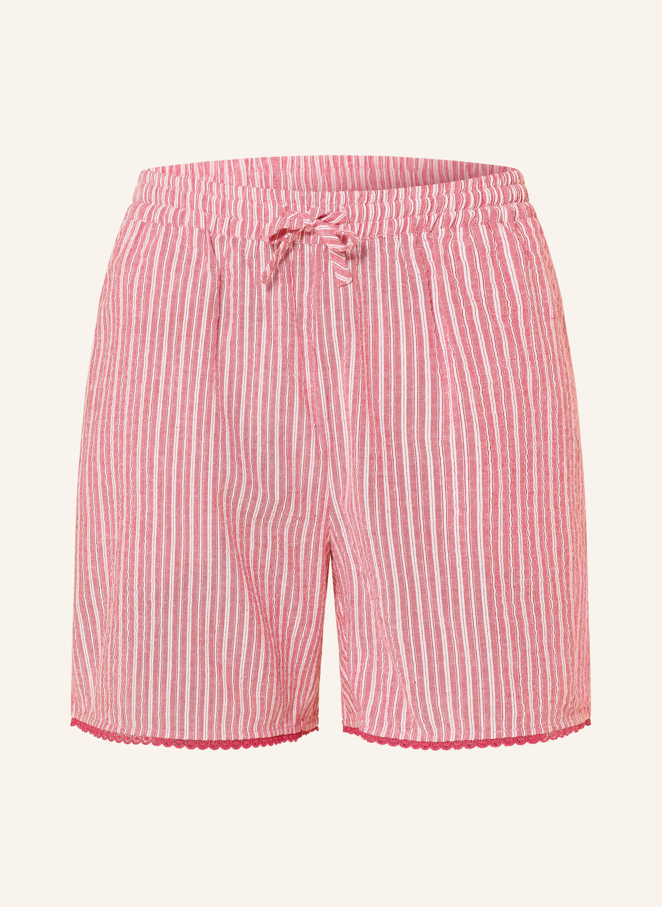 lollys laundry Shorts RITALL: LYSERØD / HVID