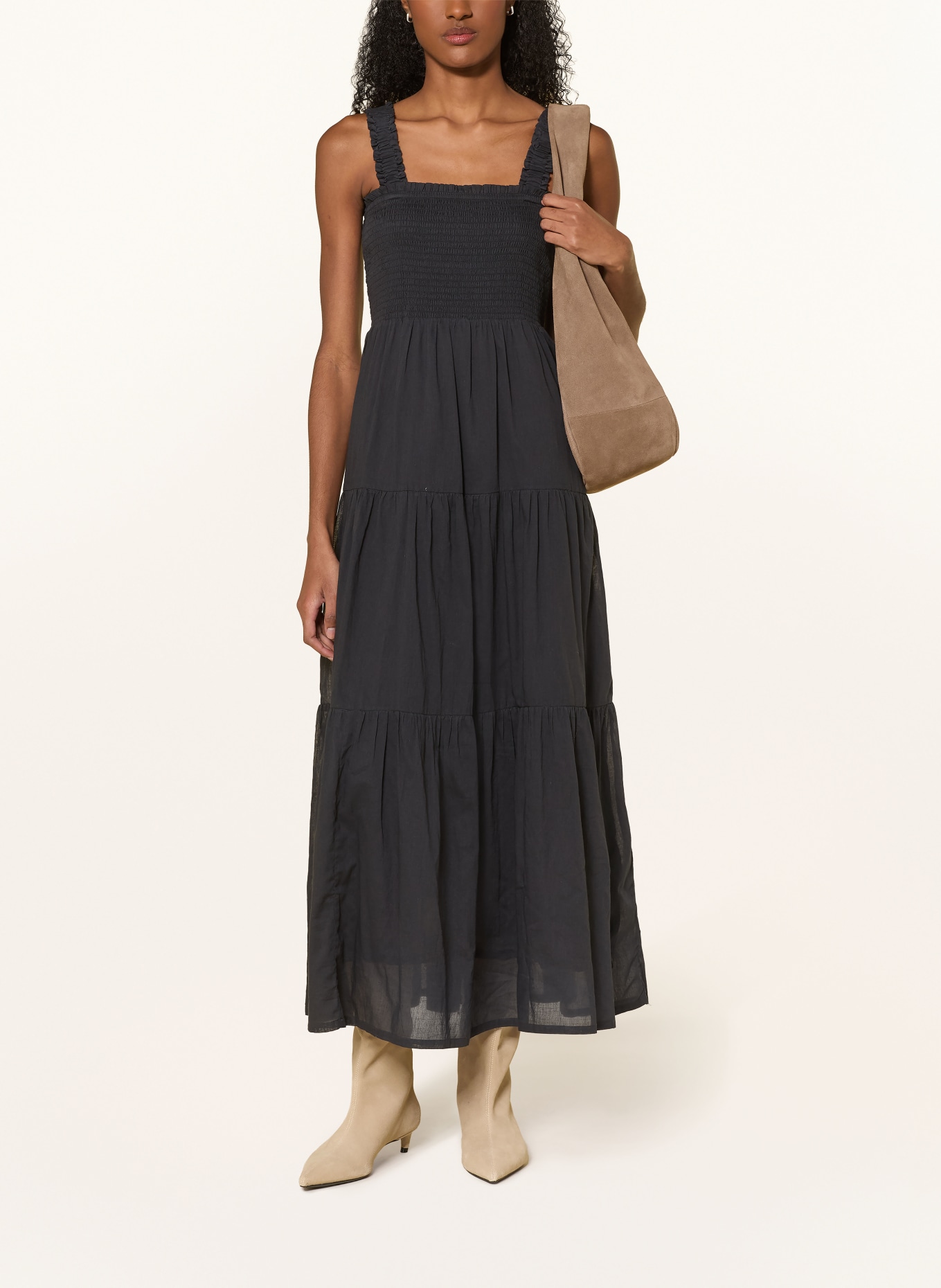 lollys laundry Rochie NUDALL cu volane: NEGRU