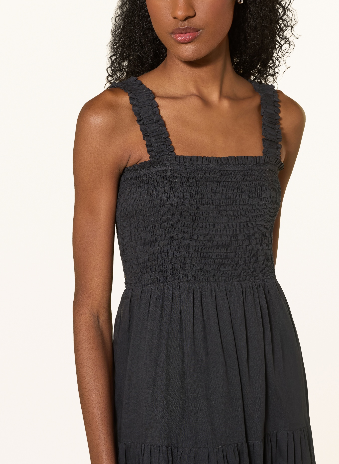 lollys laundry Rochie NUDALL cu volane: NEGRU