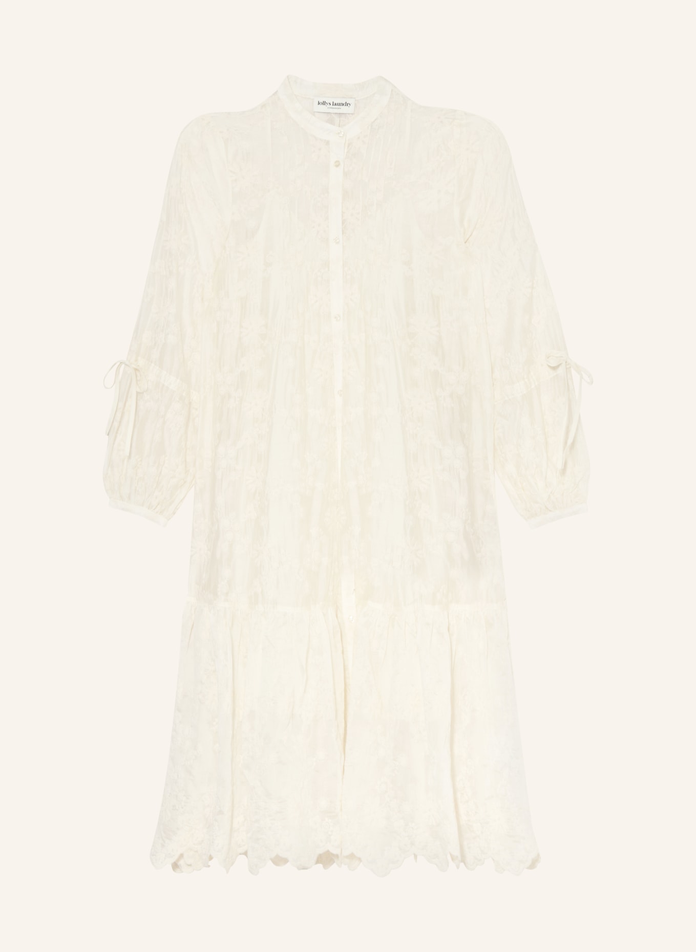 lollys laundry Jurk ALANNALL: CRÈME