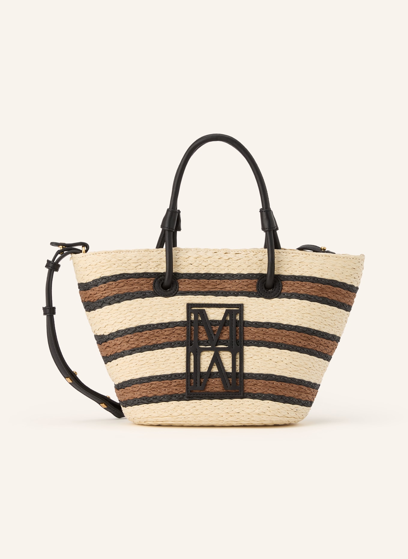 Marc O'Polo JOANA Shoulder Bag: LIGHT BROWN / BROWN / BLACK