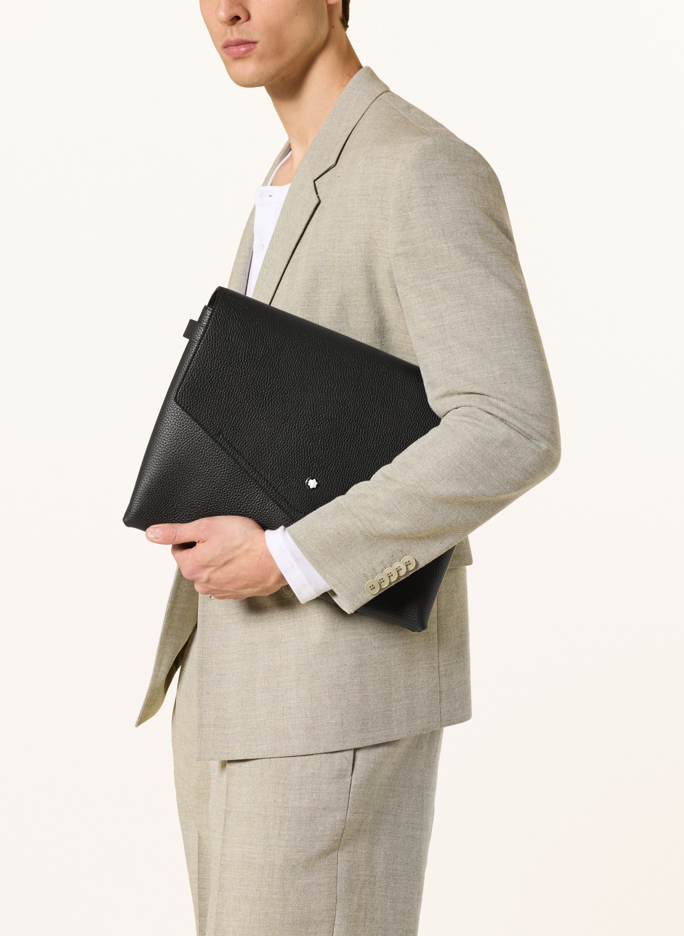 MONTBLANC Sacoche pour ordinateur portable SMALL: NOIR