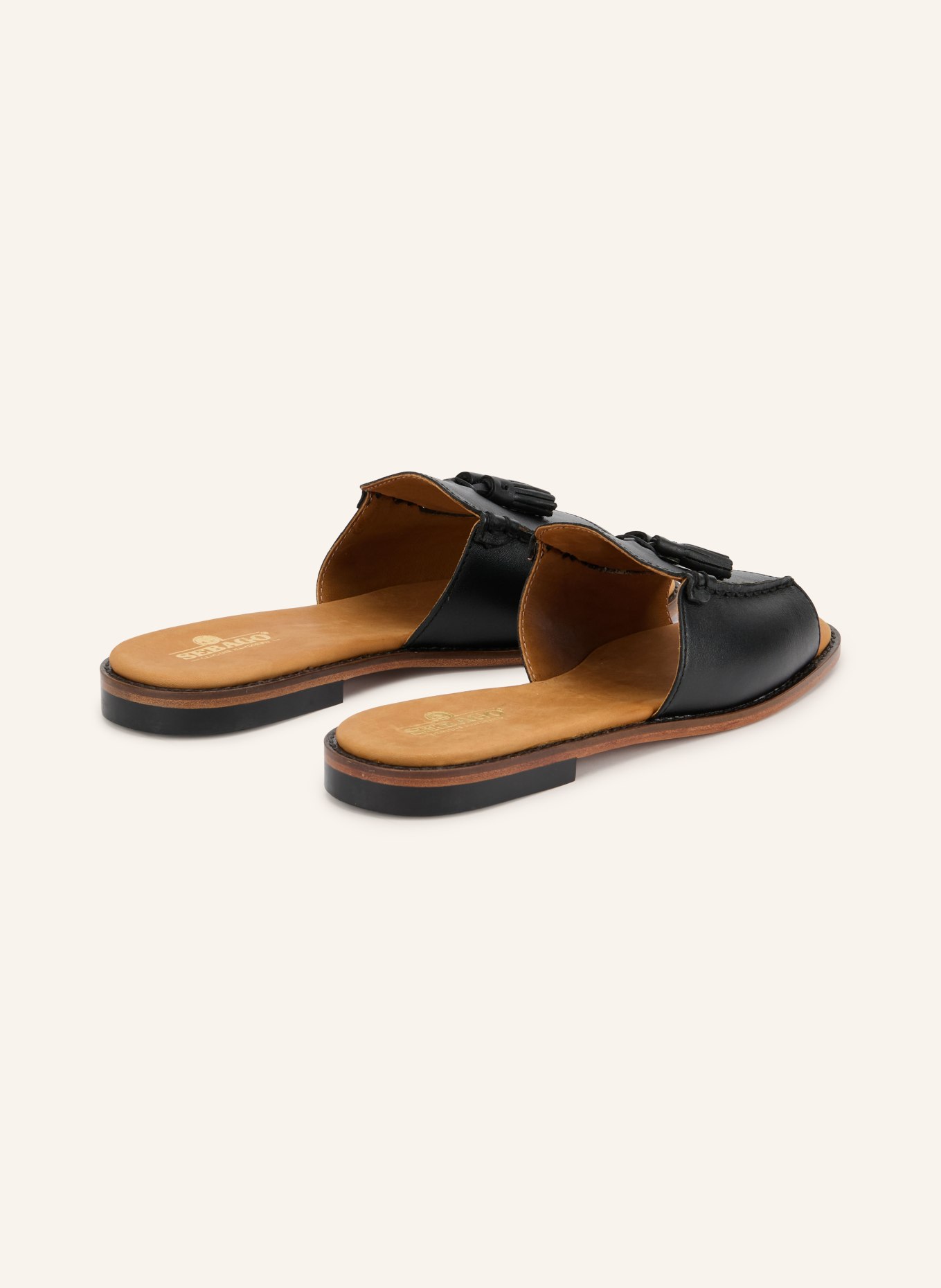 SEBAGO Pantoletten WILL: SCHWARZ