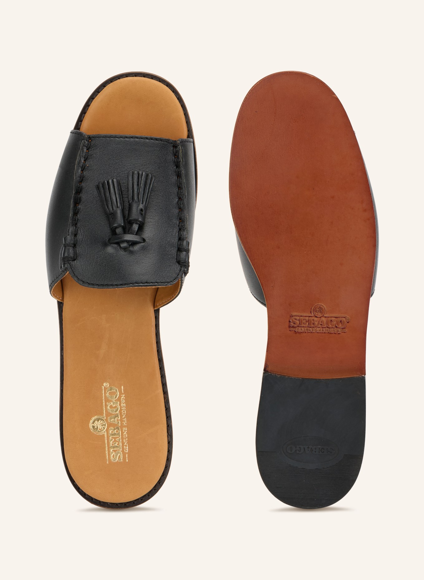 SEBAGO Pantoletten WILL: SCHWARZ