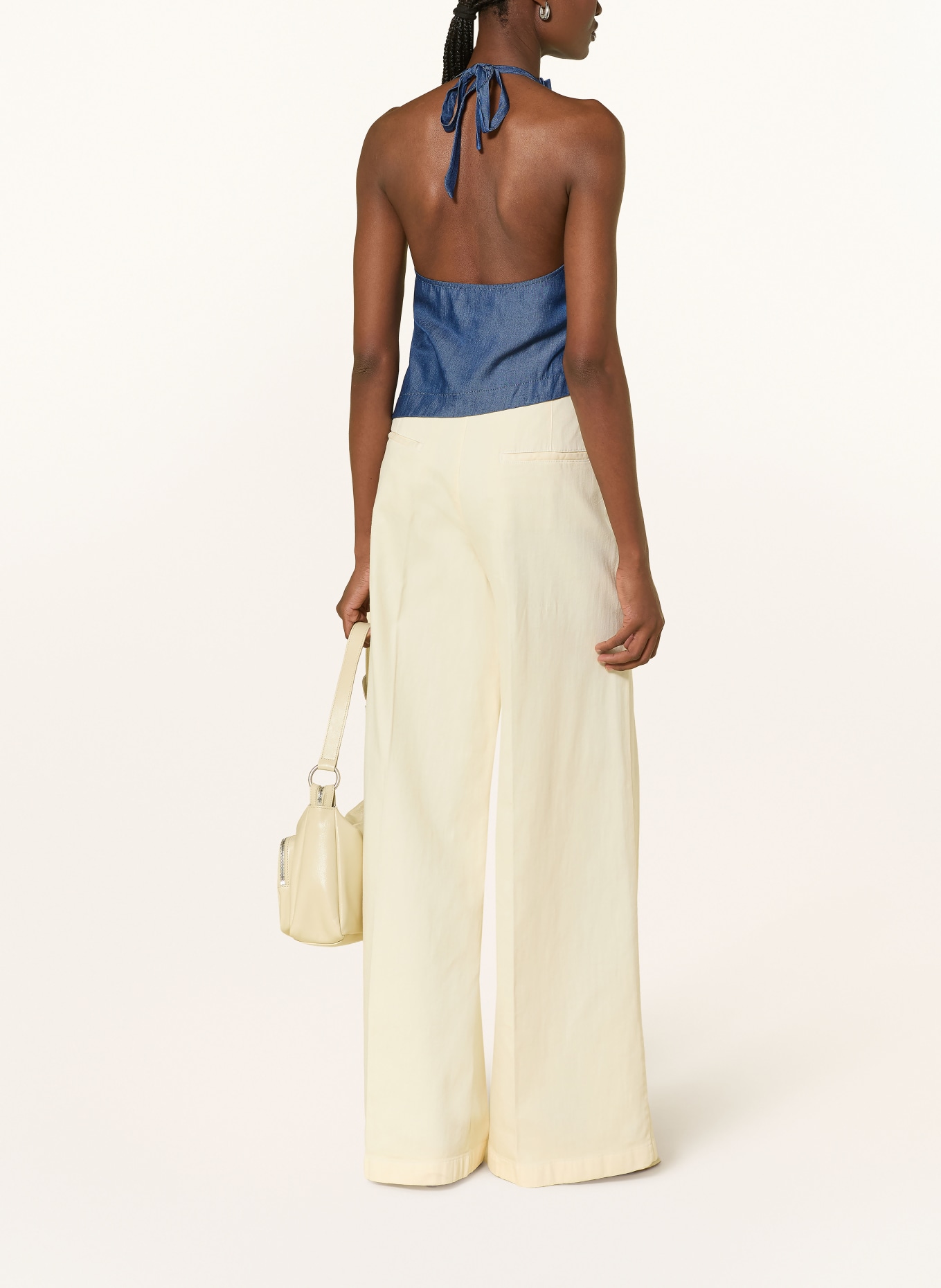 ESTHÉ Top in Jeansoptik: BLAU