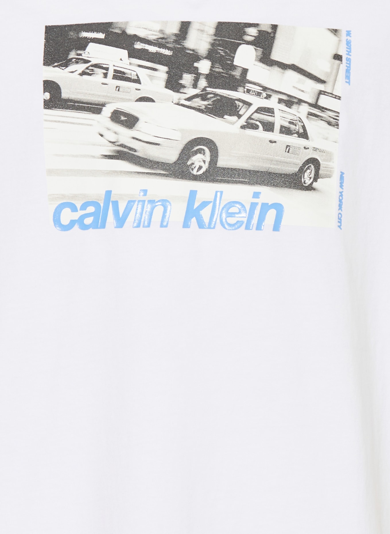 Calvin Klein T-Shirt: WEISS / BLAU / SCHWARZ
