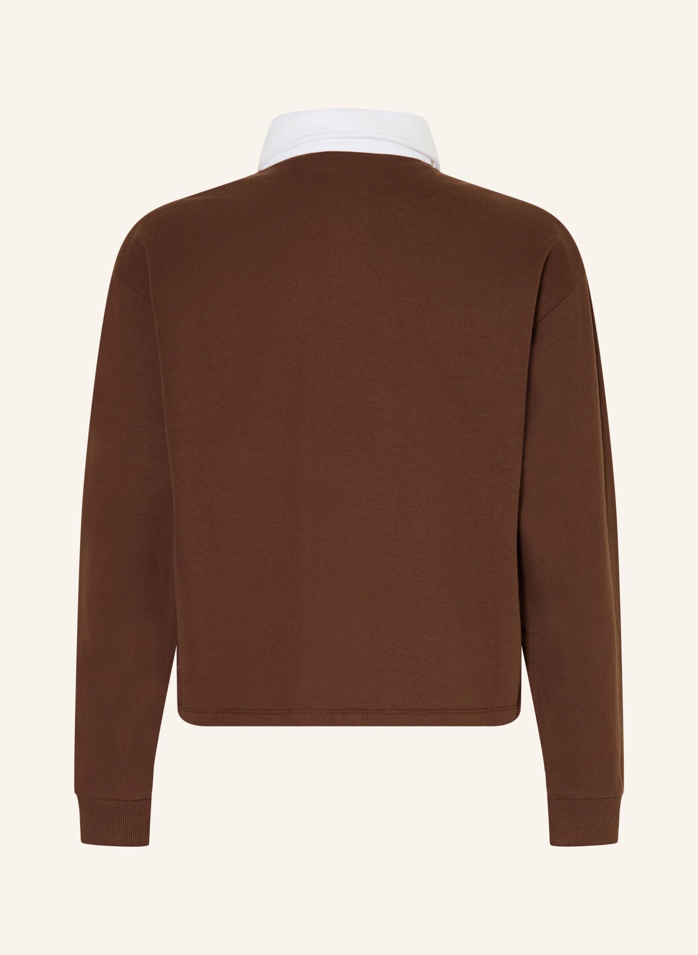 Calvin Klein Jersey-Poloshirt: BRAUN