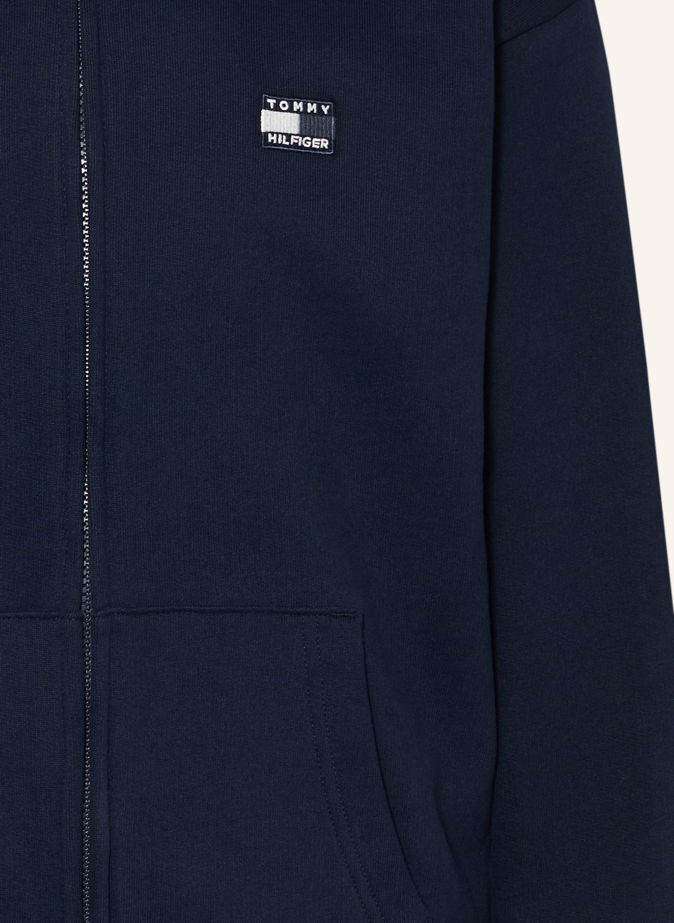 TOMMY HILFIGER Sweatjacke: DUNKELBLAU