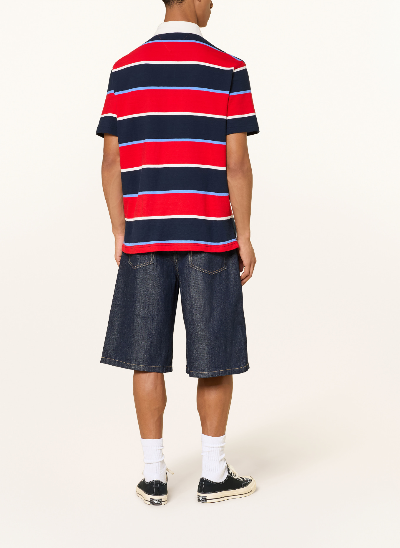 TOMMY JEANS Jeansshorts THE BAGGY Loose Fit: 1BK Denim Dark