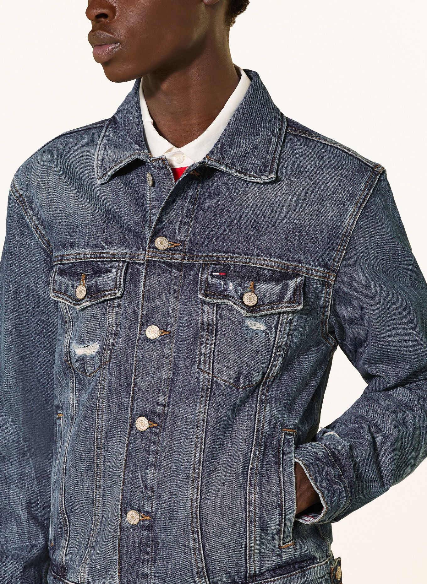TOMMY JEANS Jeansjacke RYAN: 1BK Denim Dark