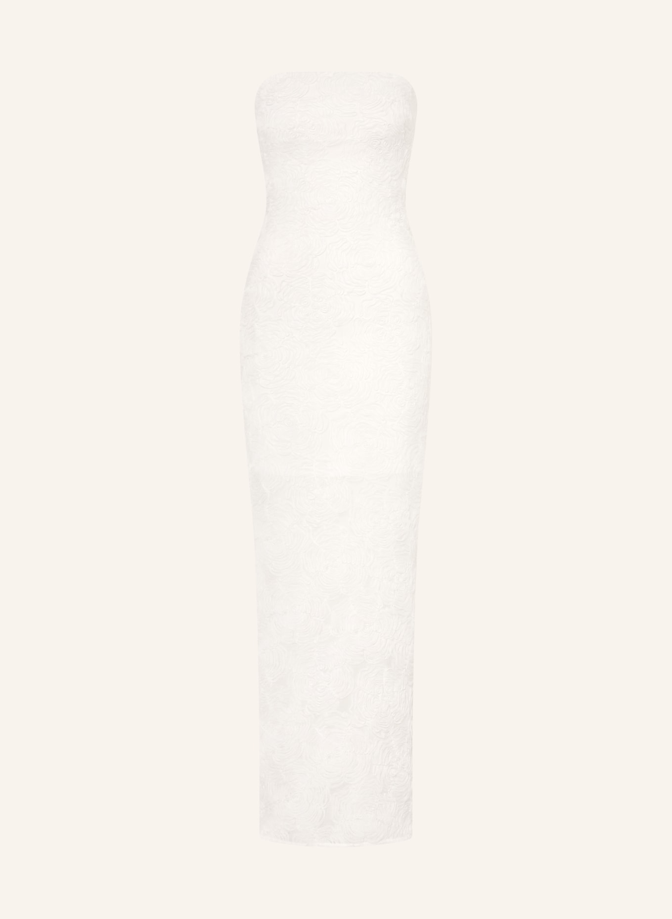 ROTATE Cocktailkleid aus Spitze: CREME
