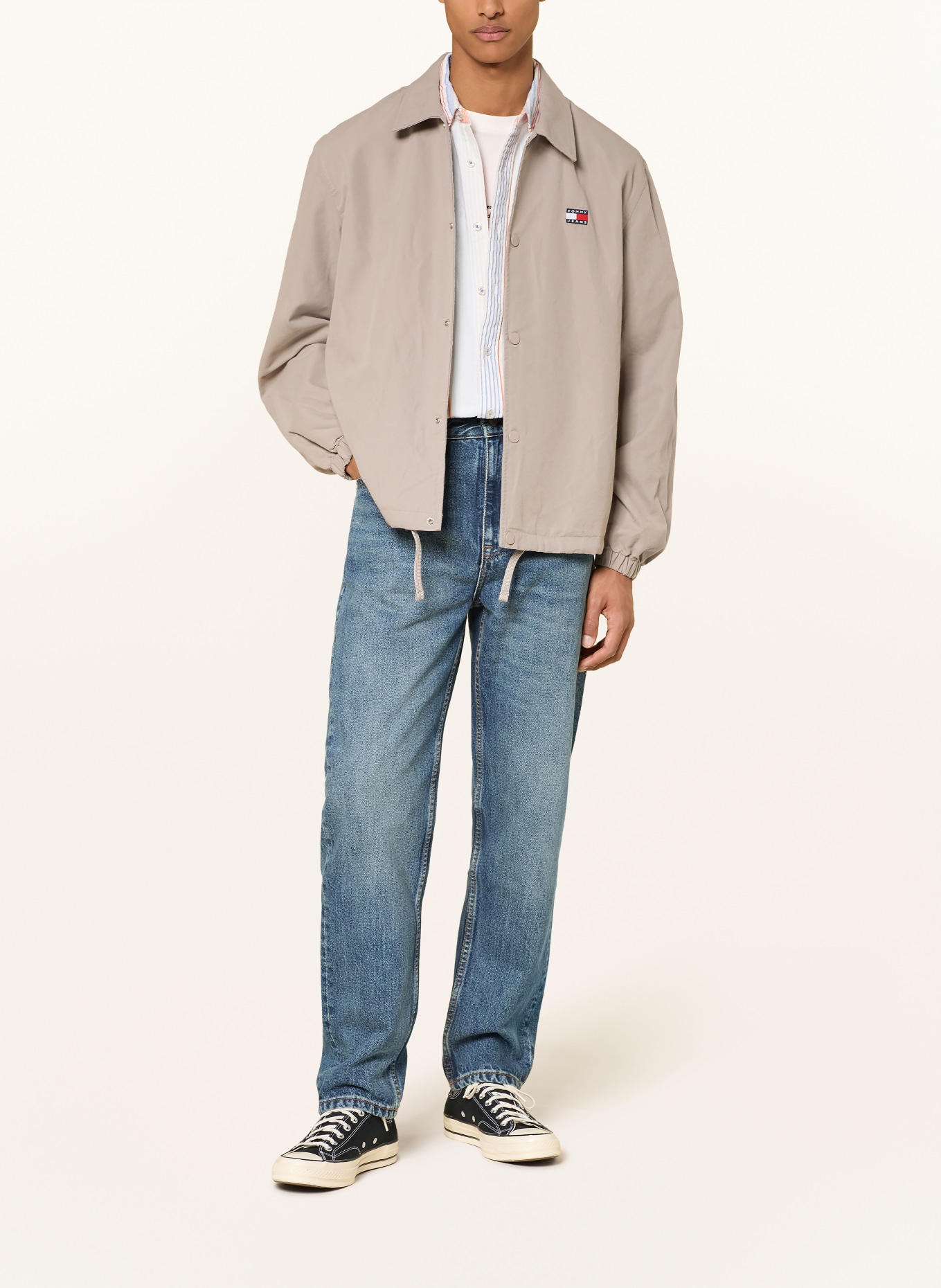 TOMMY JEANS SONNY Regular Tapered Fit Jeans: 1BK Denim Dark