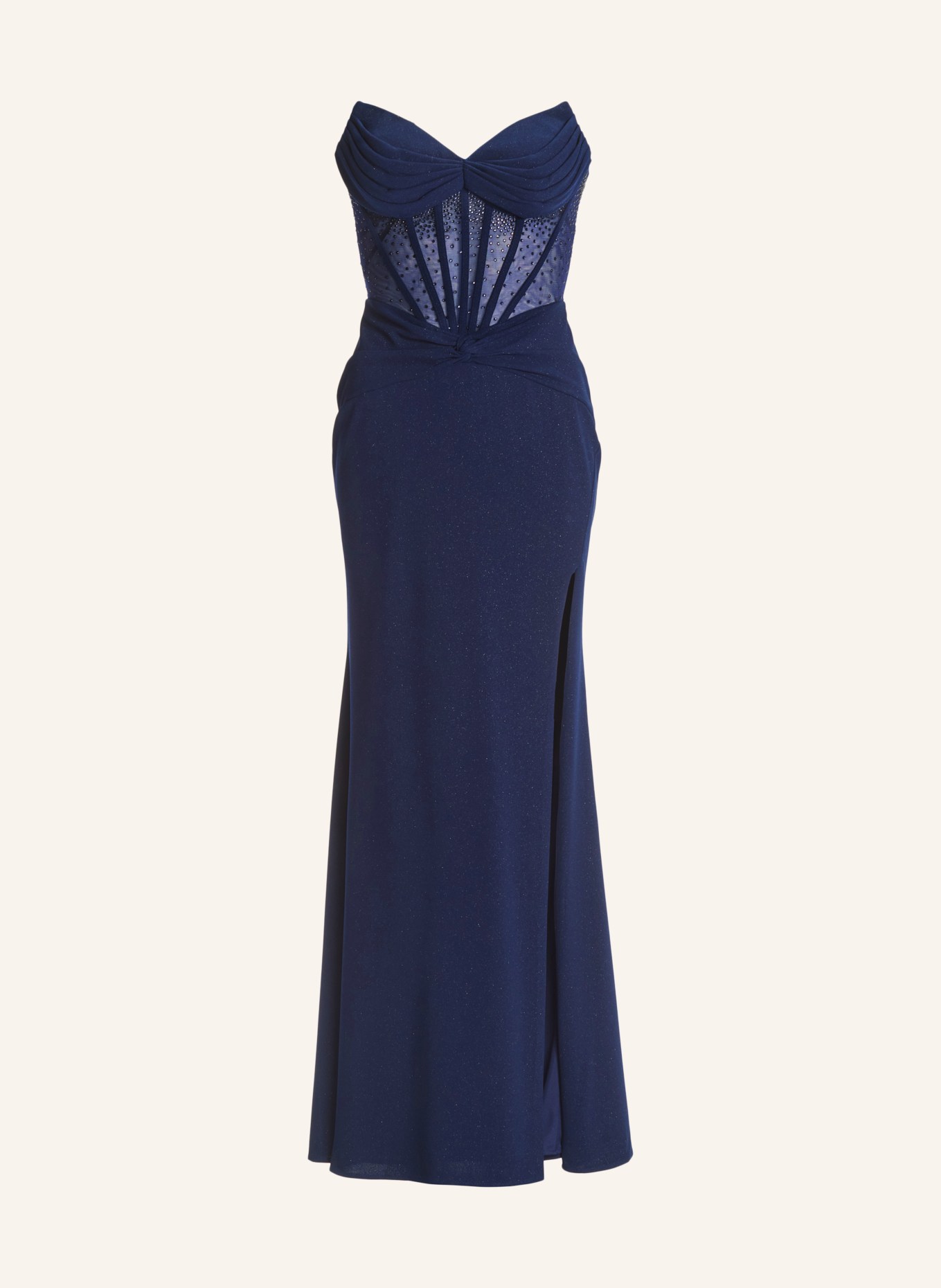 Hey Kyla Abendkleid mit Schmucksteinen: DUNKELBLAU