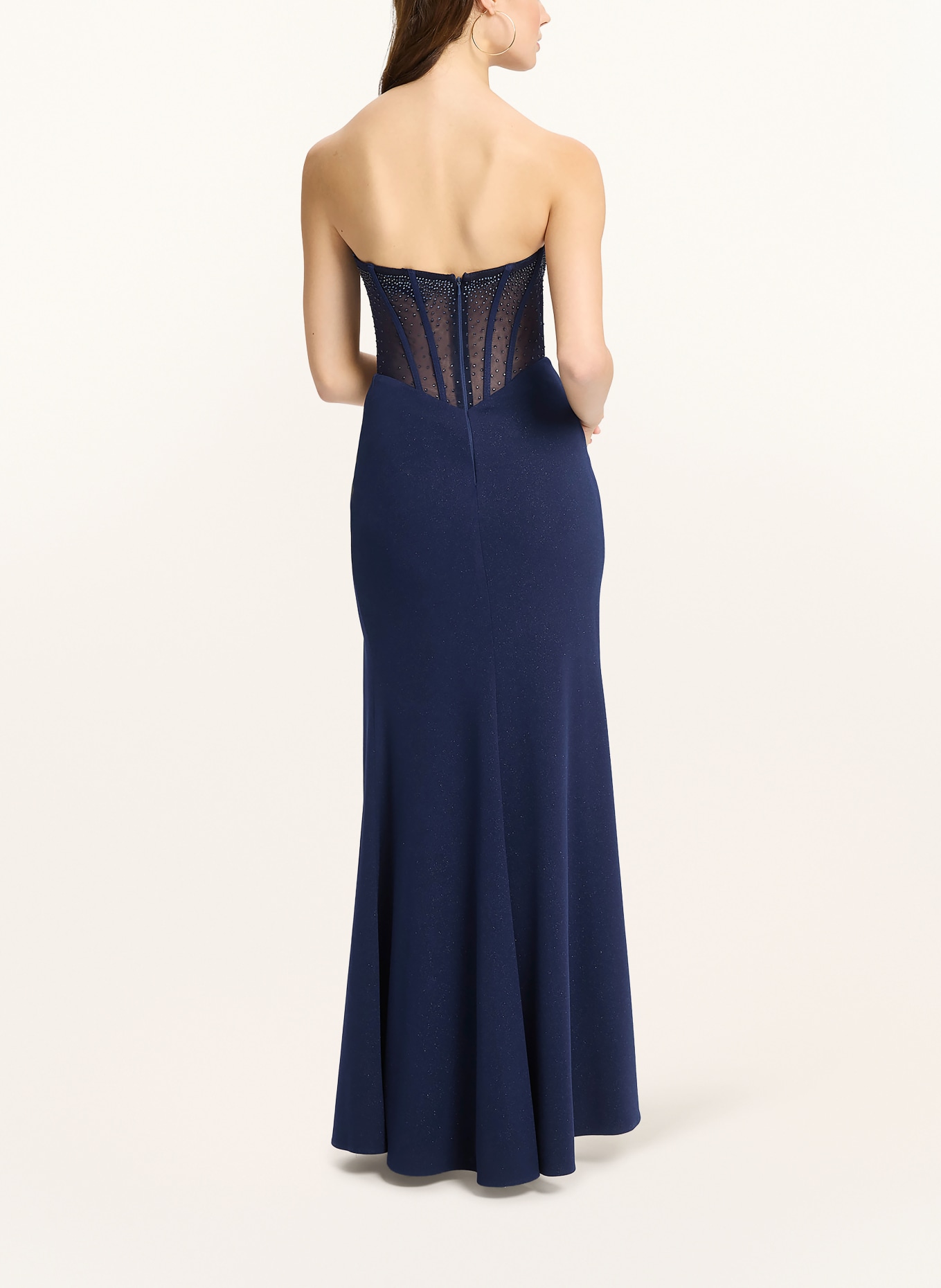 Hey Kyla Abendkleid mit Schmucksteinen: DUNKELBLAU