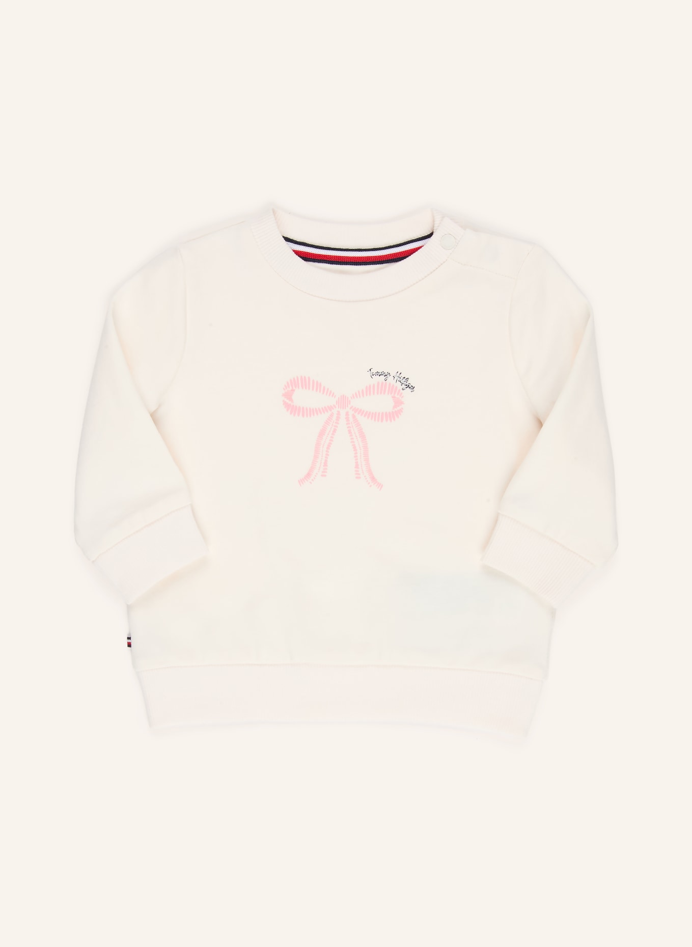 TOMMY HILFIGER Zestaw: body i piżama: RÓŻOWY / BIAŁY