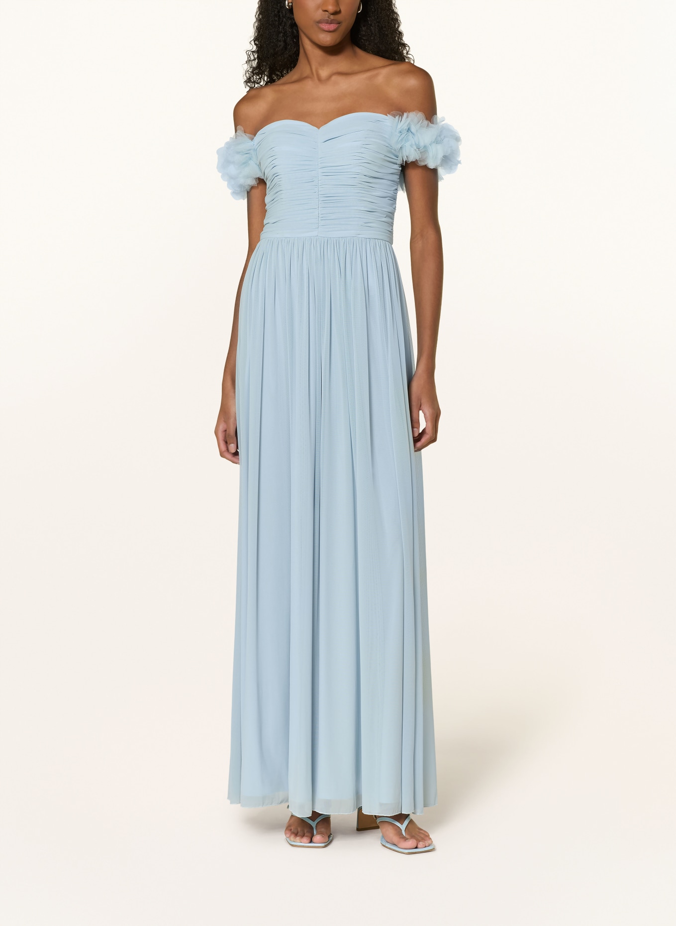 Hey Kyla Abendkleid aus Mesh: HELLBLAU