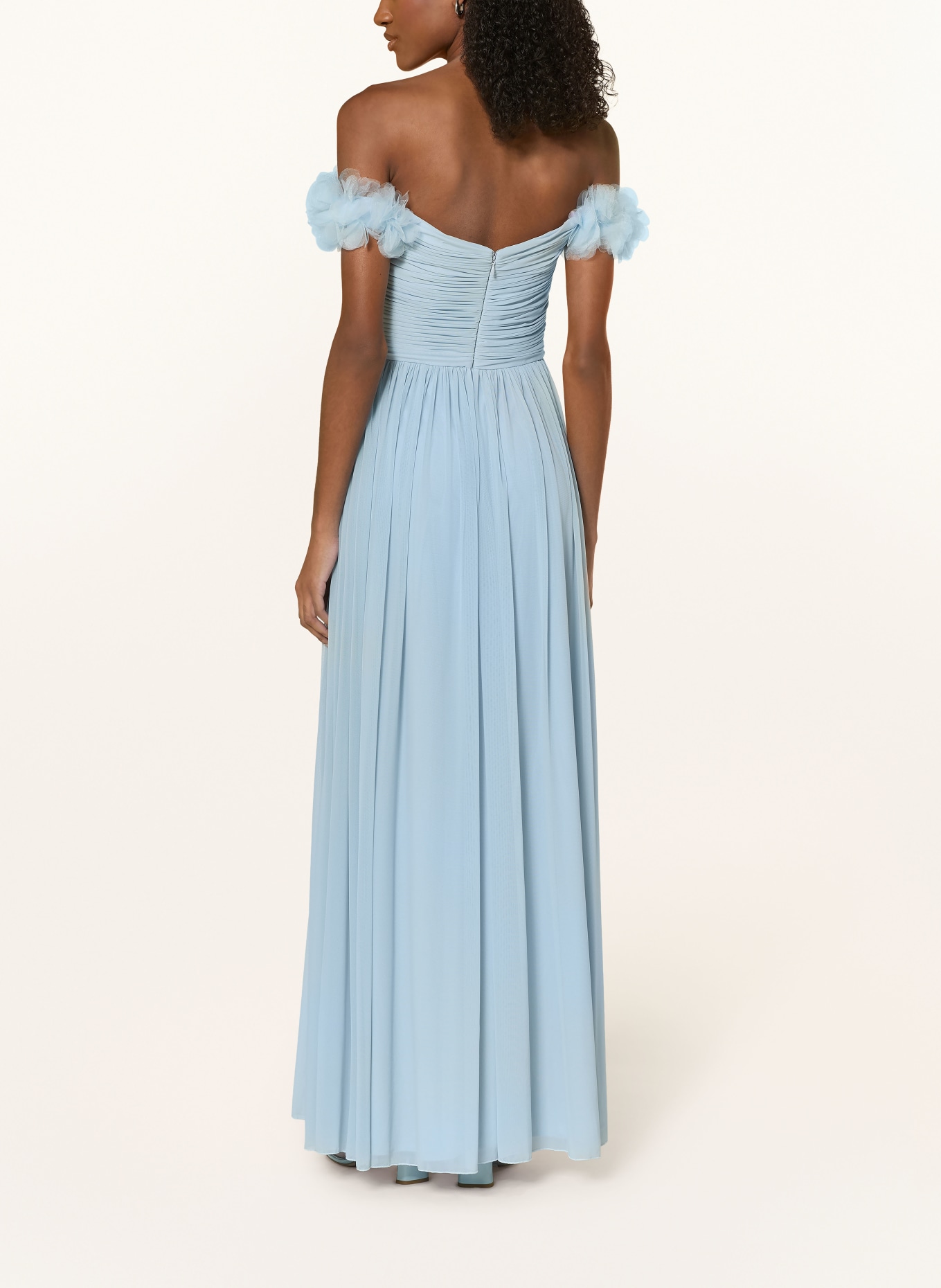 Hey Kyla Abendkleid aus Mesh: HELLBLAU