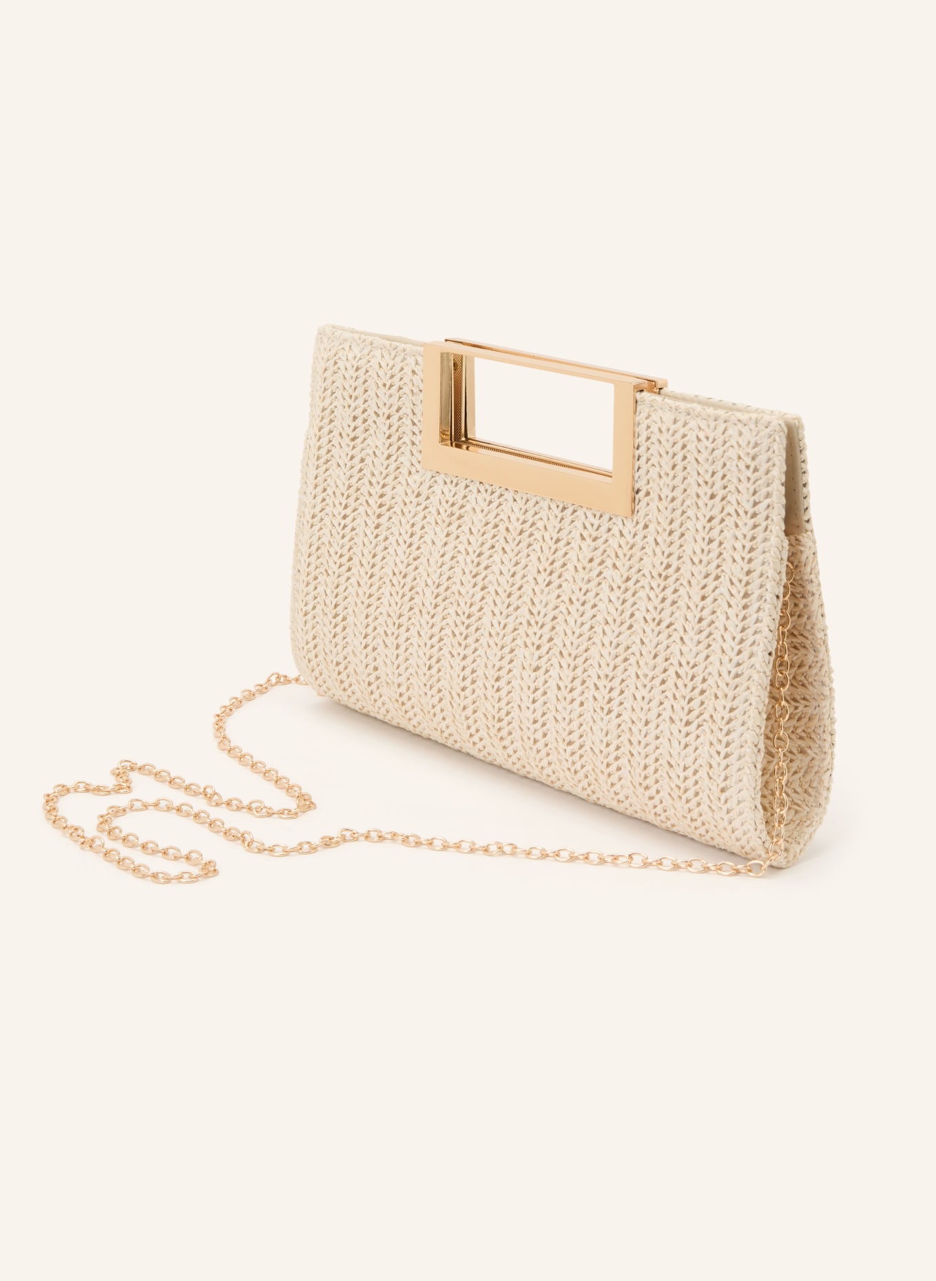 Hey Kyla Handbag: CREAM / GOLD