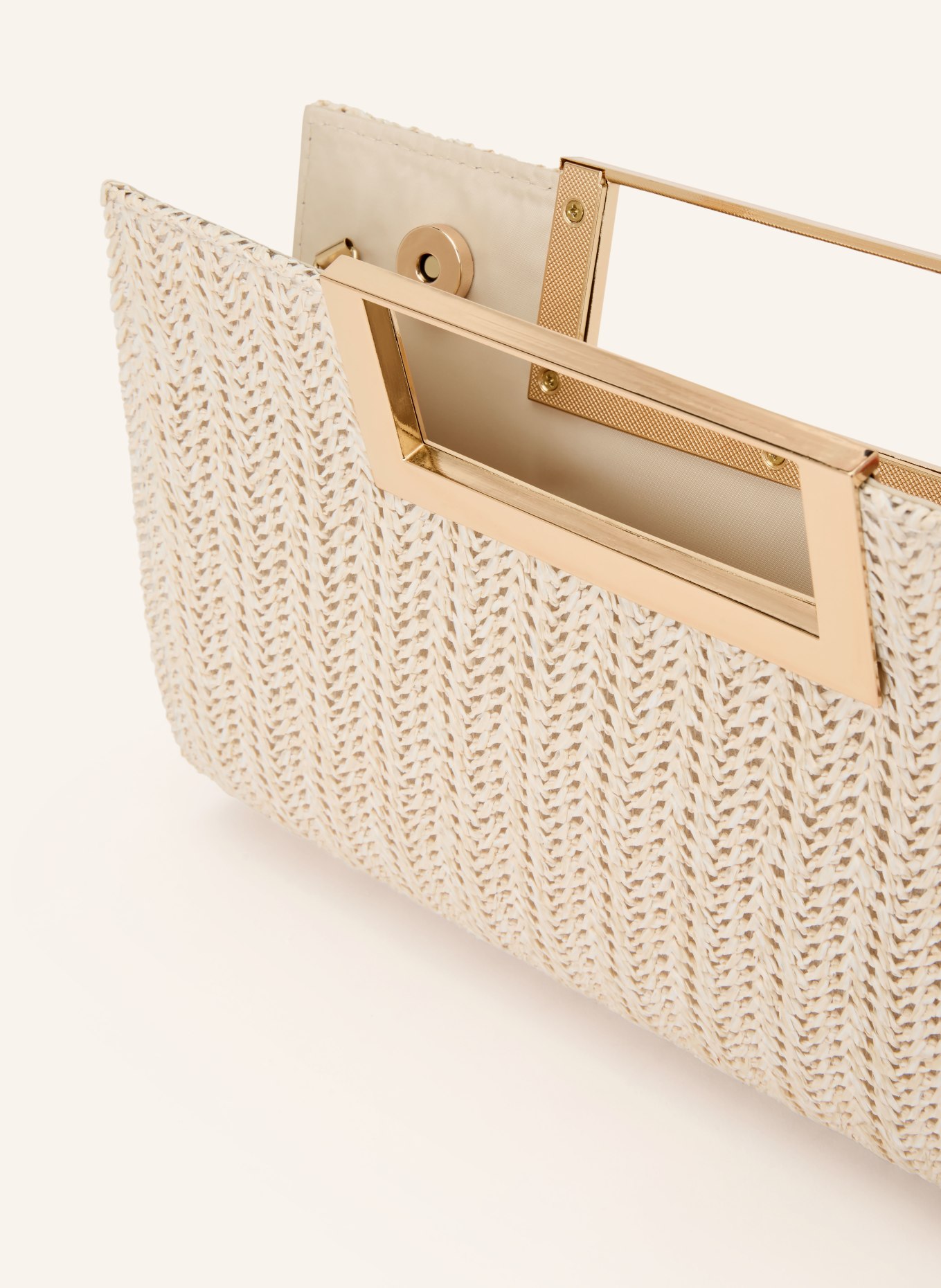Hey Kyla Handbag: CREAM / GOLD