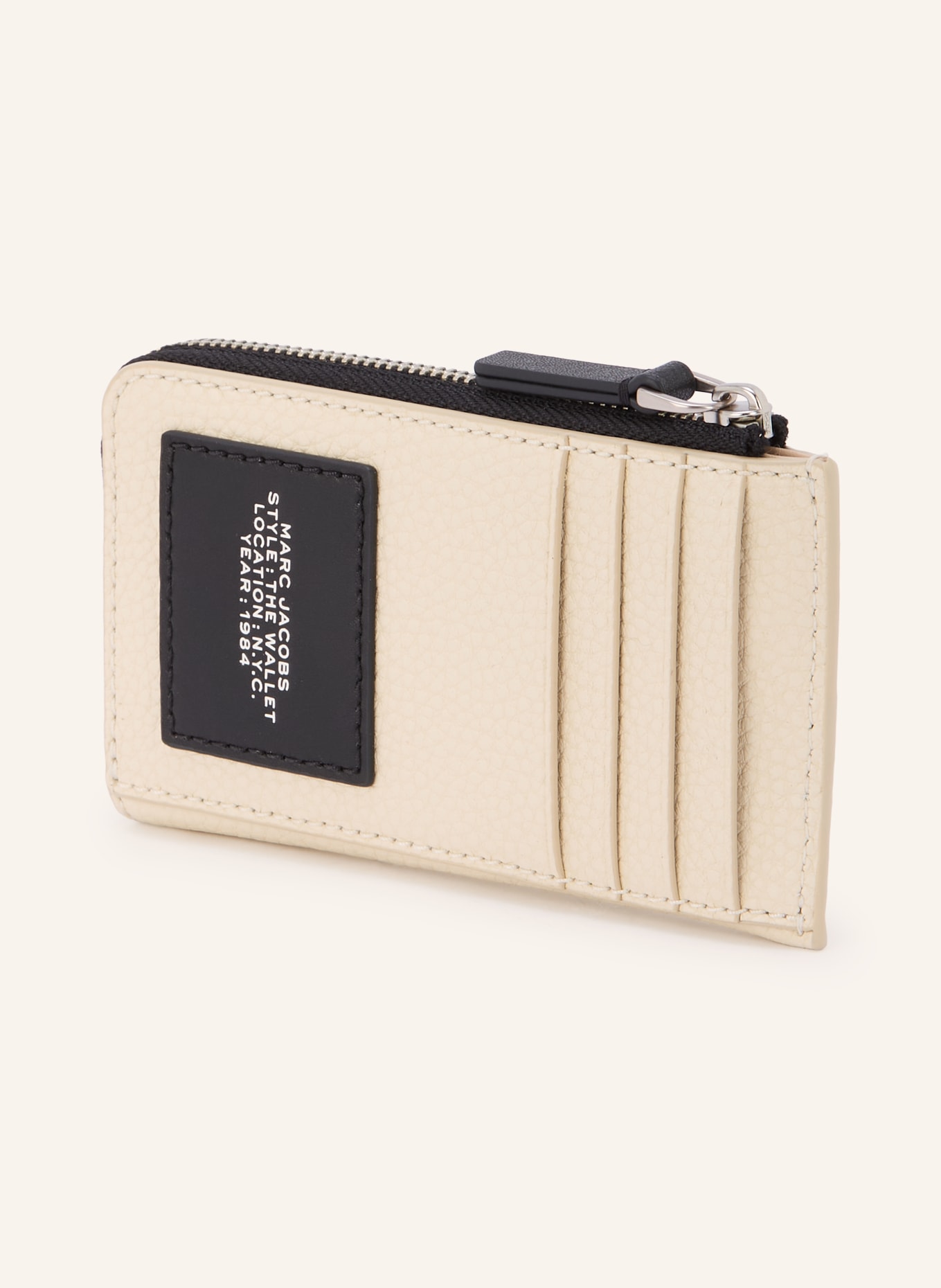 MARC JACOBS Portofel THE CAMP PATCHWORK TOP ZIP MULTI WALLET: ALB / TURCOAZ / NEGRU