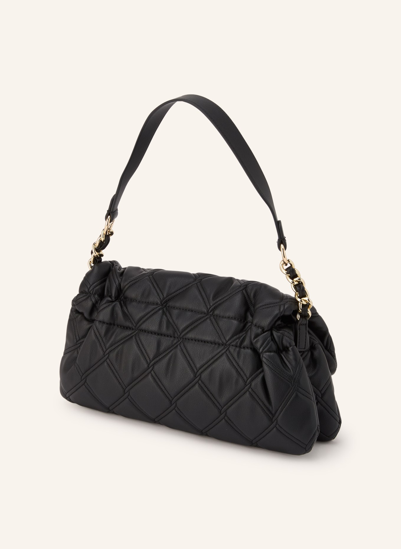 TOMMY HILFIGER Shoulder bag: BLACK / GOLD