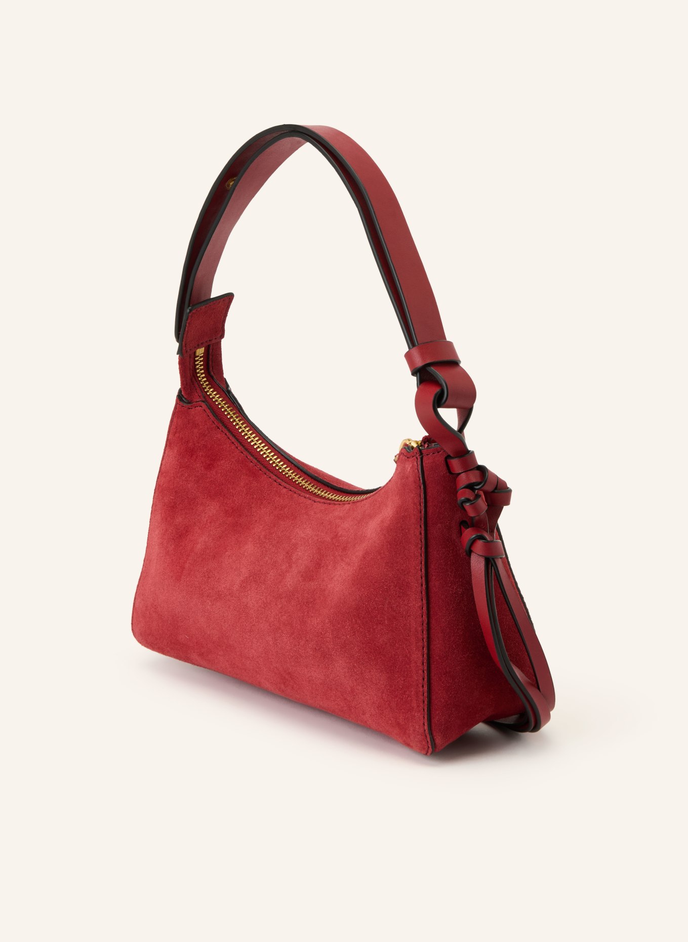 TOMMY HILFIGER Schultertasche: DUNKELROT