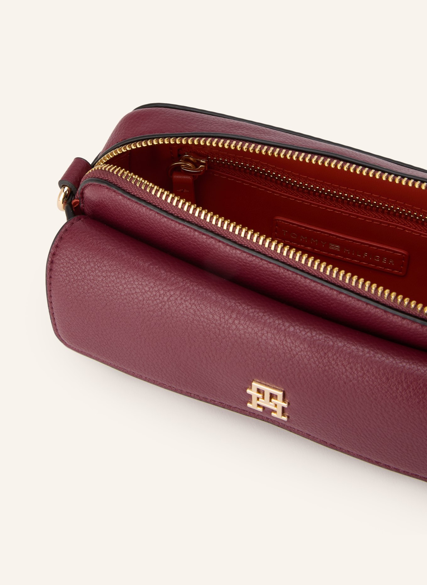 TOMMY HILFIGER Sac à bandoulière: ROUGE FONCÉ