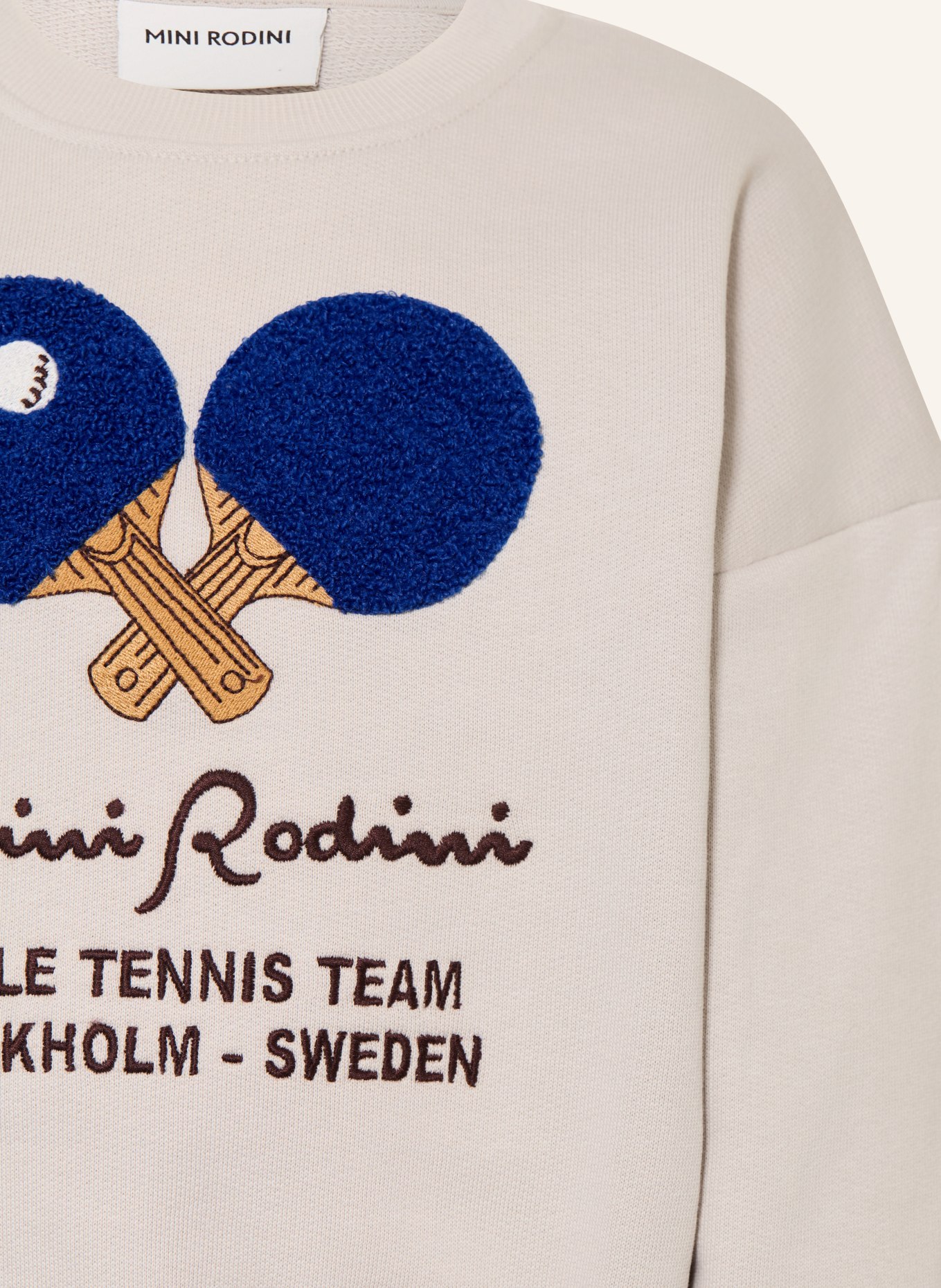 mini rodini Mikina: ŠEDÁ / TMAVĚ HNĚDÁ / MODRÁ
