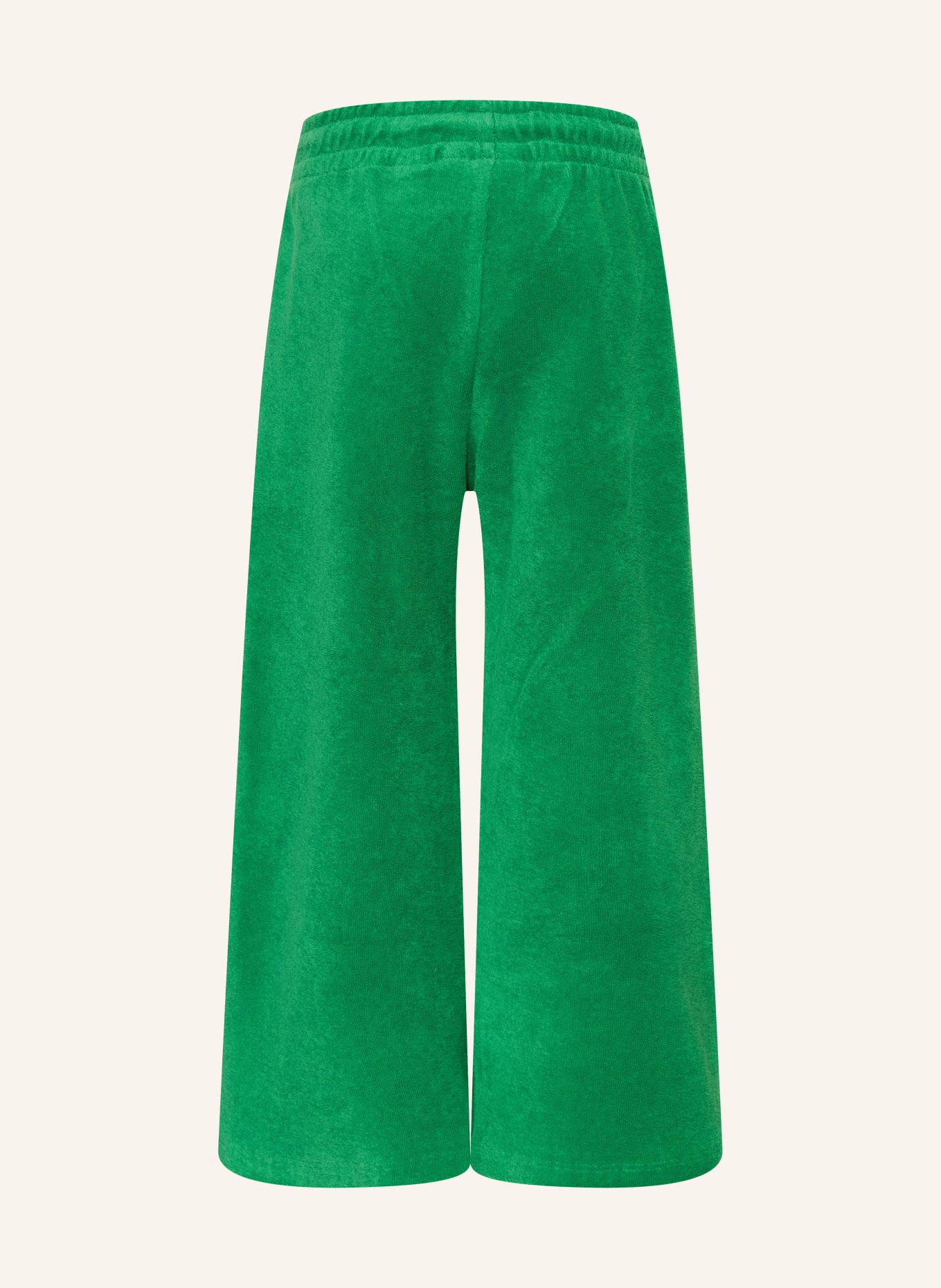 mini rodini Jogger-style terry pants: GREEN