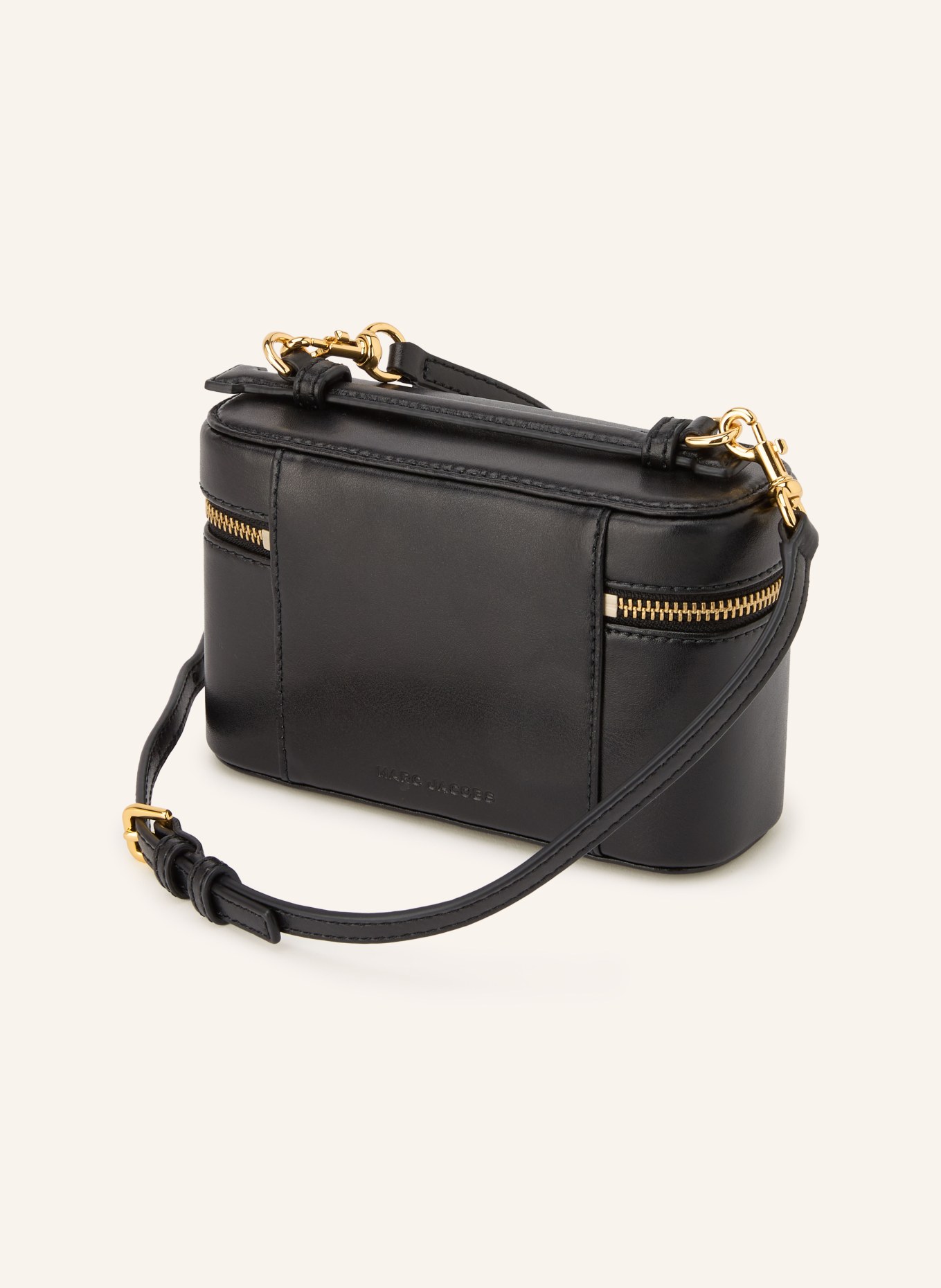 MARC JACOBS Trusă de cosmetice THE SCENE VANTY BAG: NEGRU / AUR