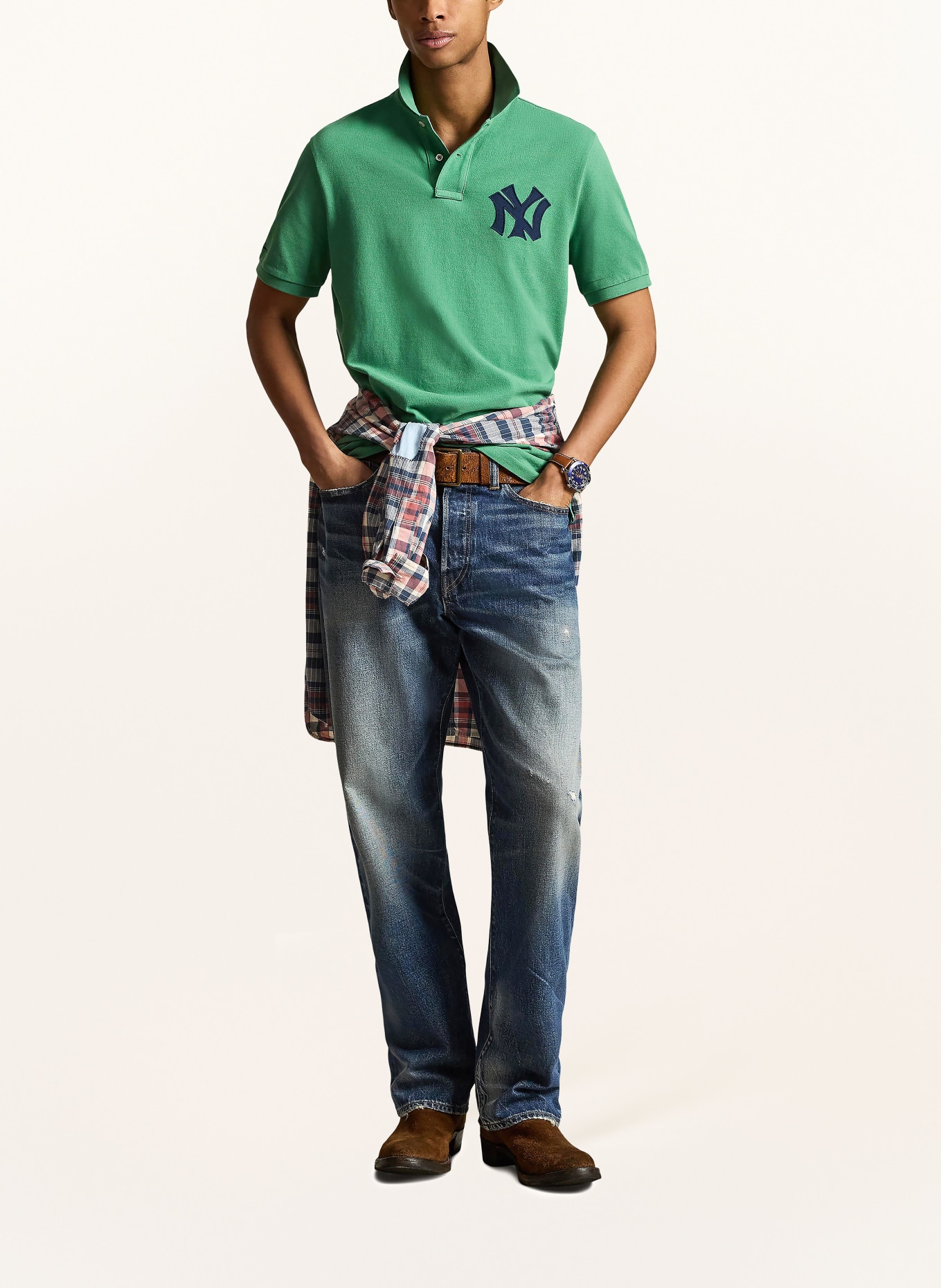 POLO RALPH LAUREN Piqué-Poloshirt Classic Fit: GRÜN