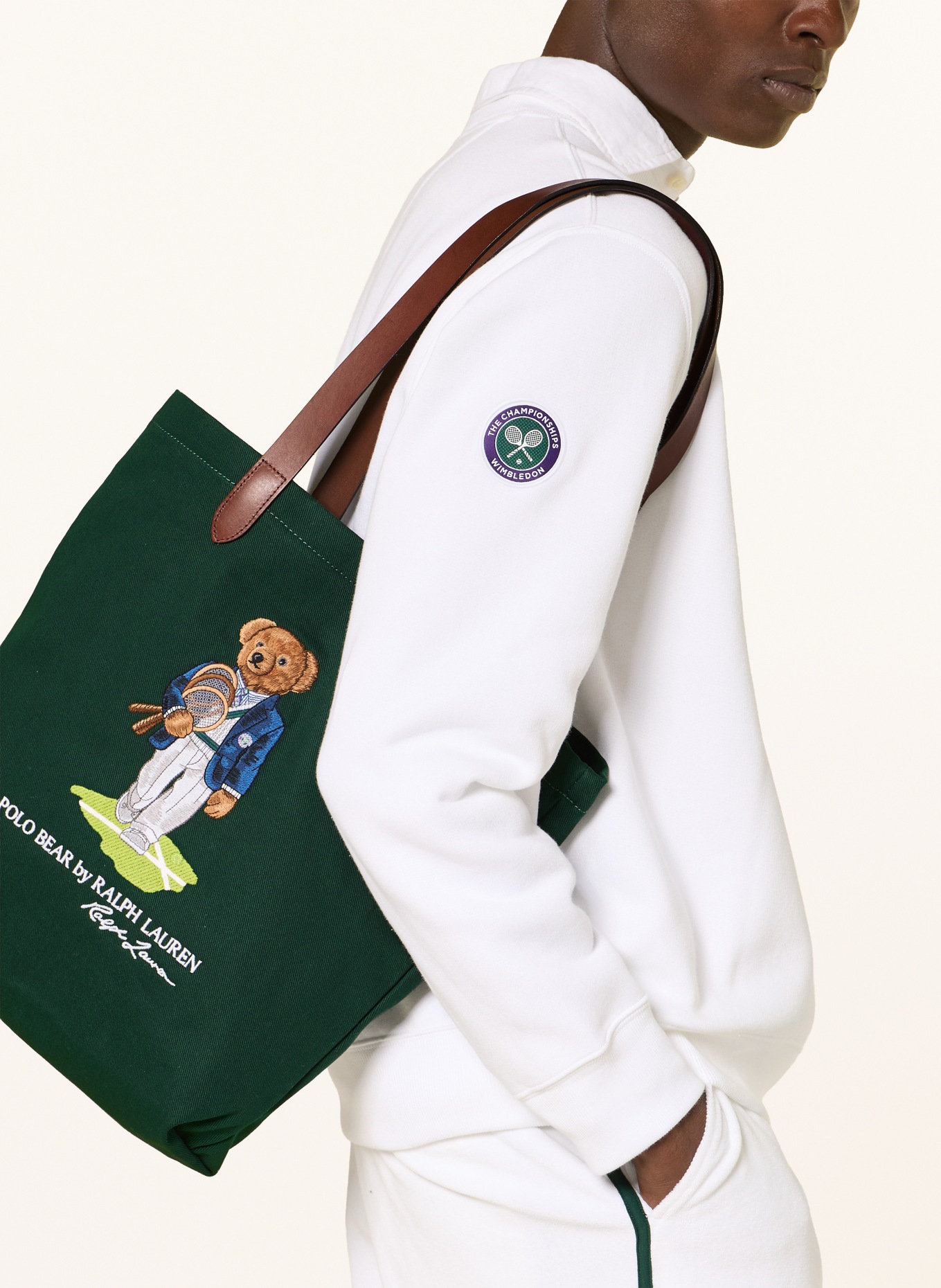 POLO RALPH LAUREN Tote bag: DARK GREEN