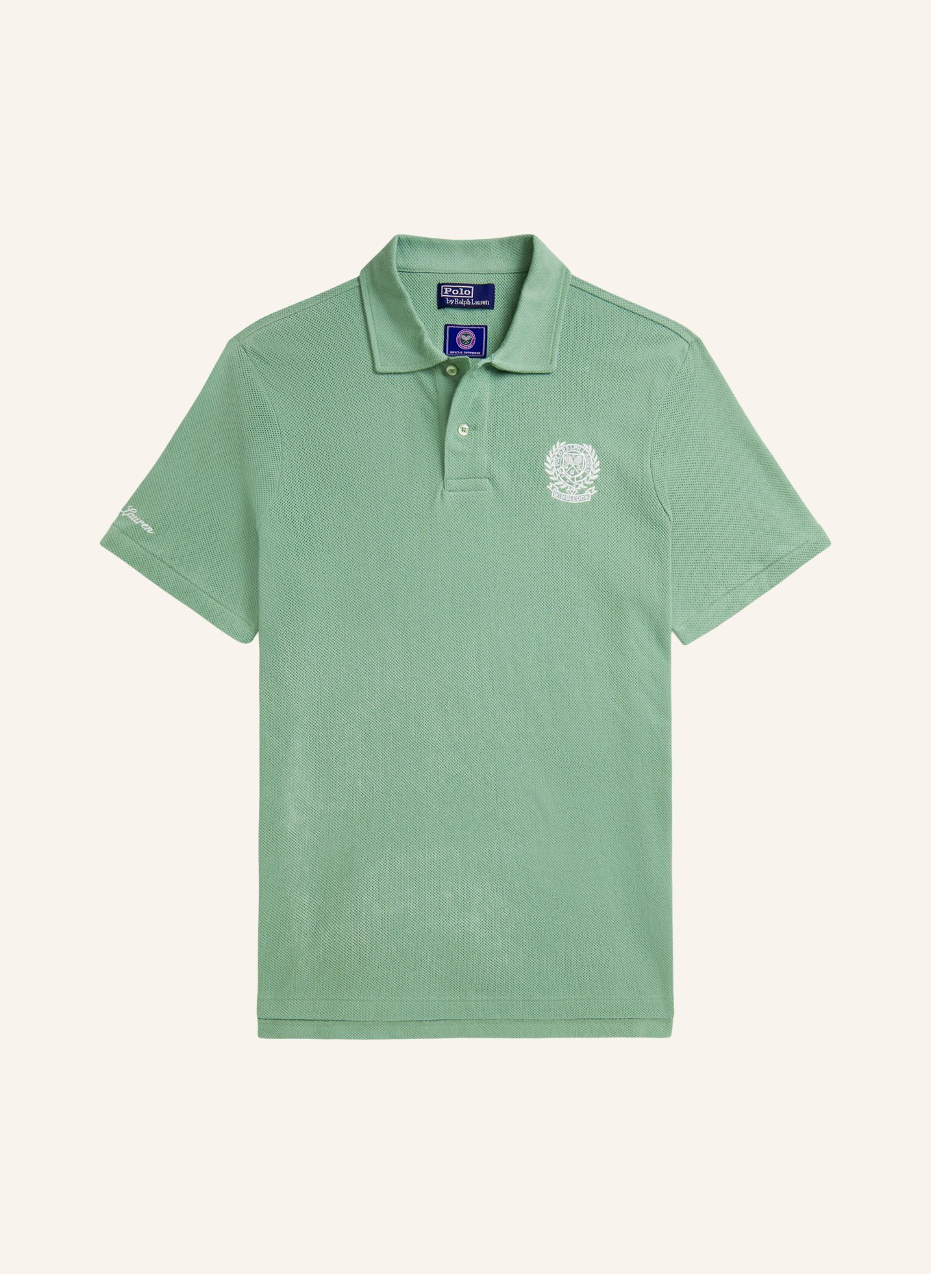 POLO RALPH LAUREN Polo en maille, coupe classique: VERT CLAIR