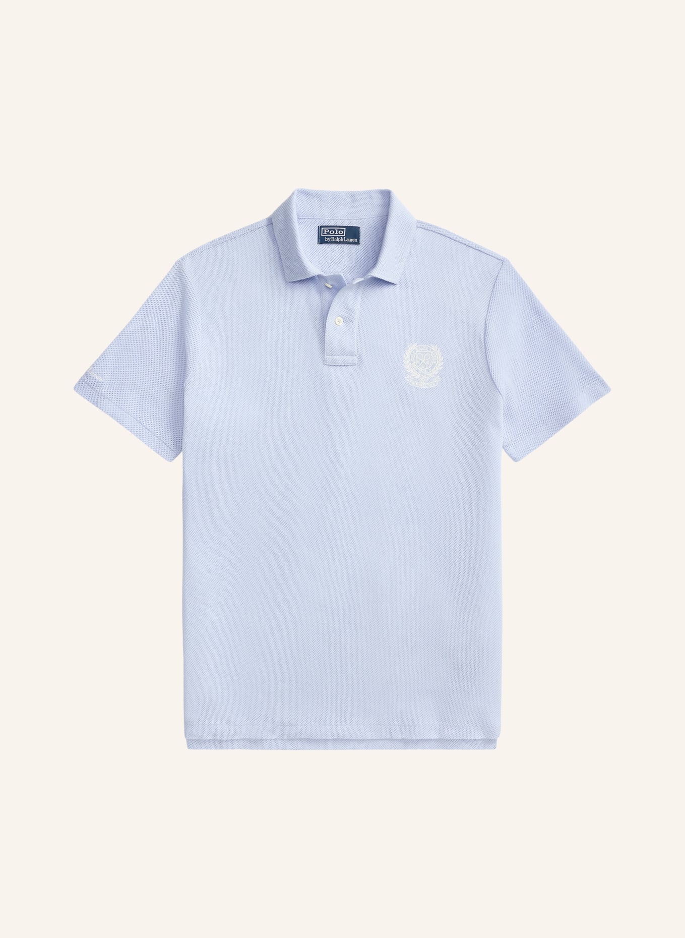 POLO RALPH LAUREN Strick-Poloshirt Classic Fit: HELLBLAU