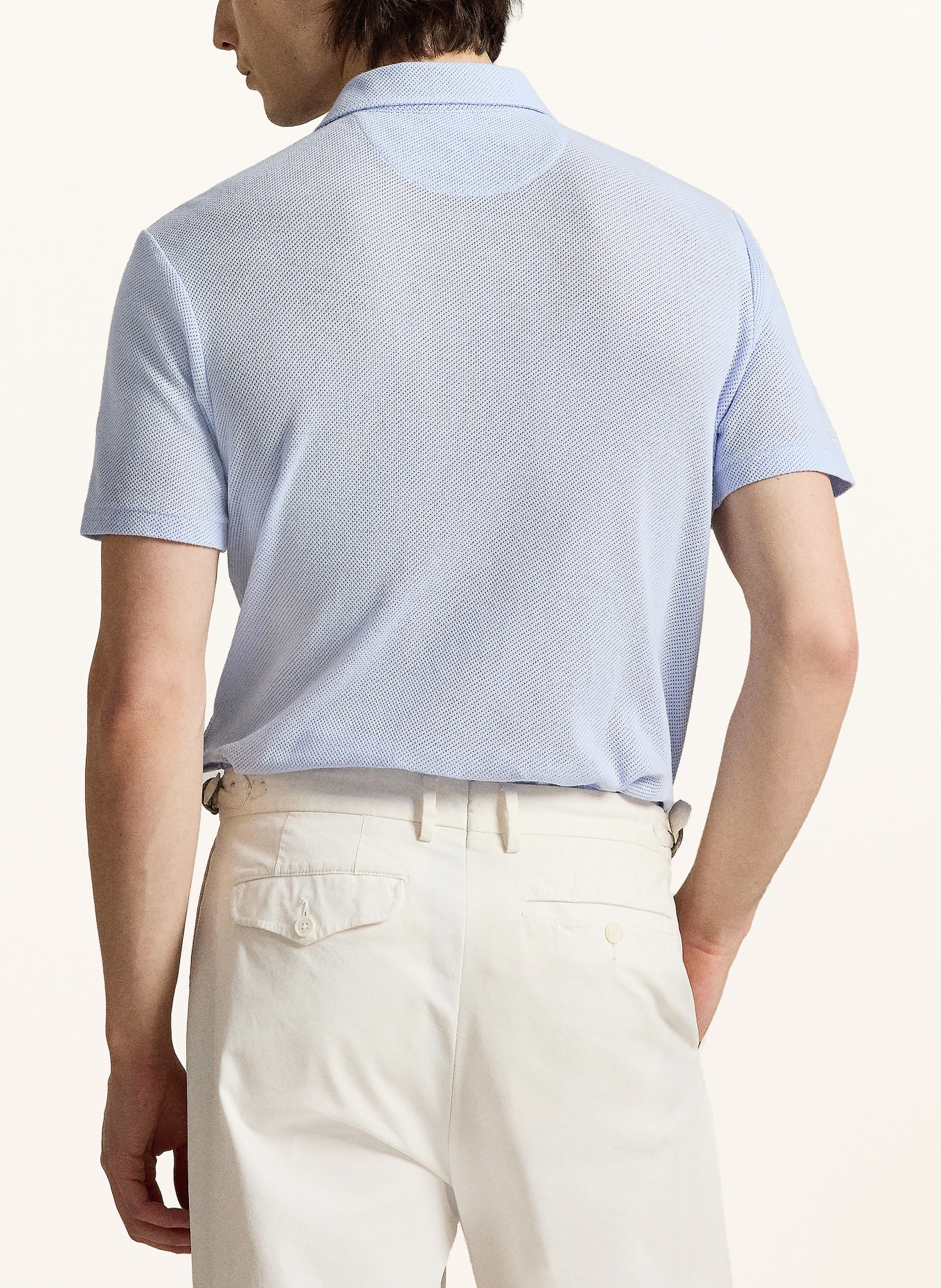 POLO RALPH LAUREN Strick-Poloshirt Classic Fit: HELLBLAU