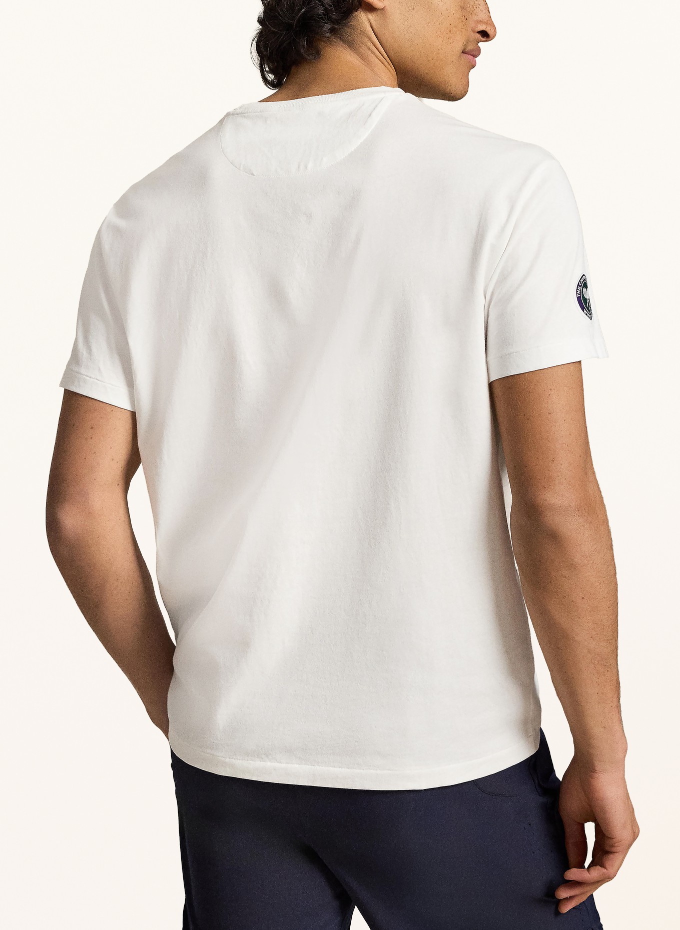 POLO RALPH LAUREN T-shirt: WHITE / GREEN / DARK BLUE