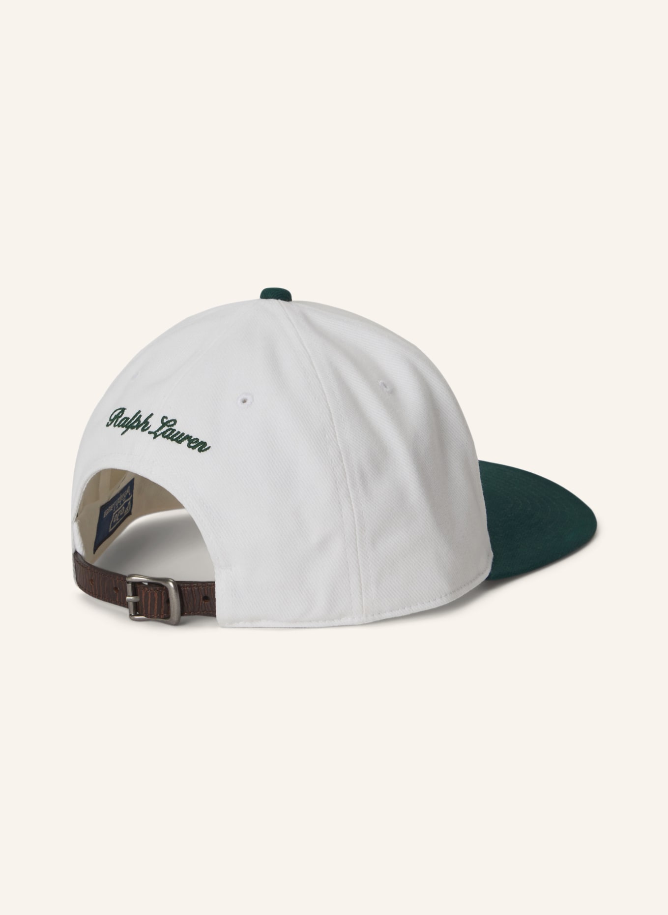 POLO RALPH LAUREN Cap: WHITE / GREEN