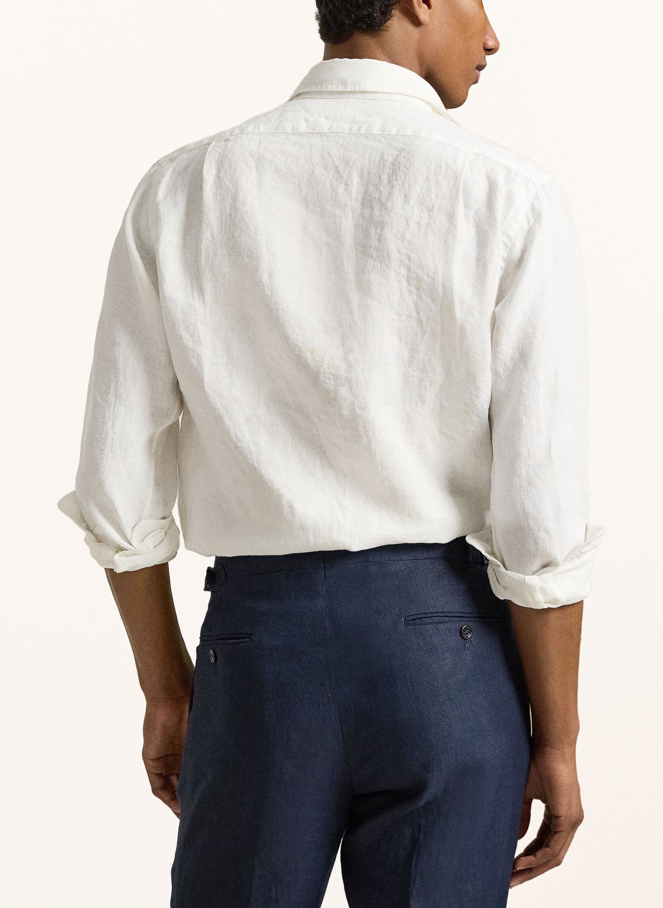 POLO RALPH LAUREN Chemise en lin coupe classique: BLANC