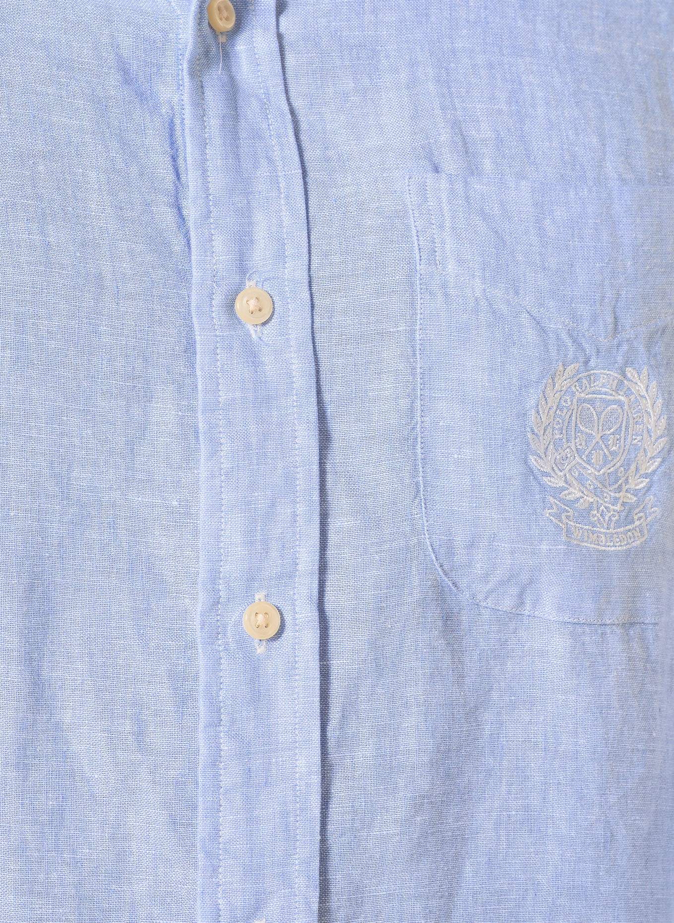 POLO RALPH LAUREN Leinenhemd Regular Fit: HELLBLAU
