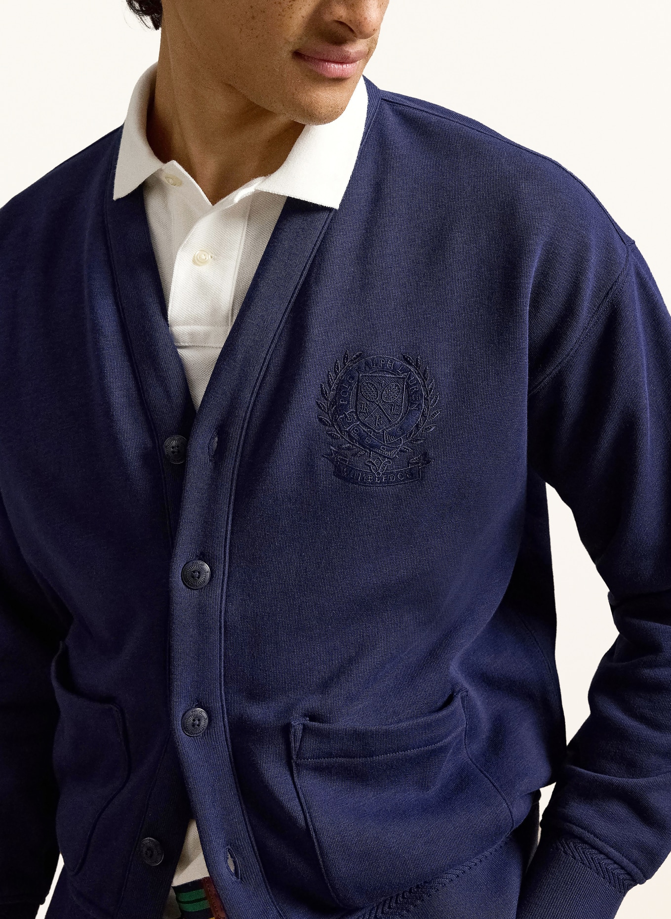 POLO RALPH LAUREN Sweatjacke: DUNKELBLAU