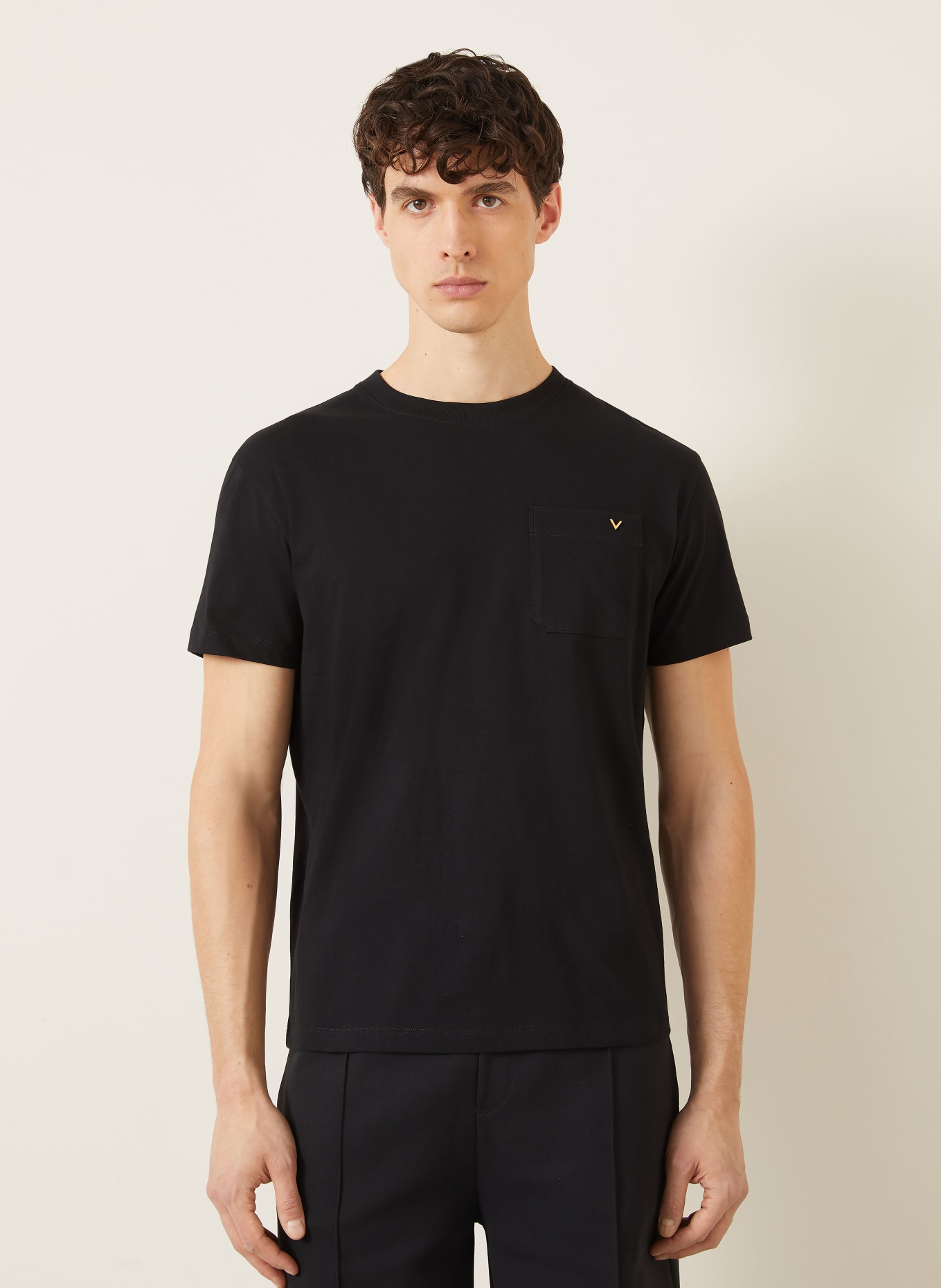 VALENTINO T-shirt VGOLD: ZWART