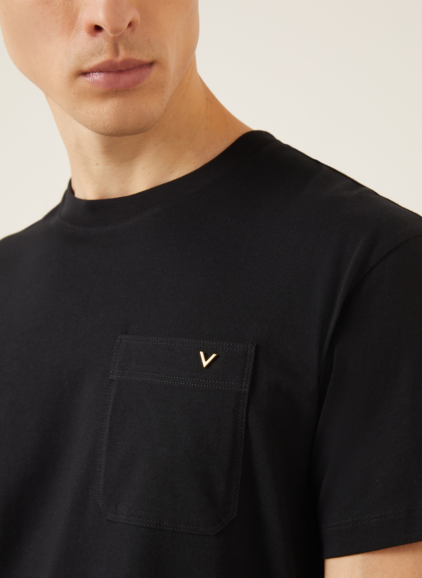 VALENTINO T-shirt VGOLD: ZWART