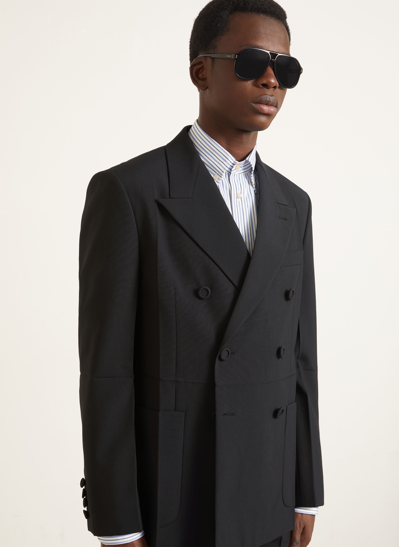 VALENTINO Jacka Regular Fit: SVART