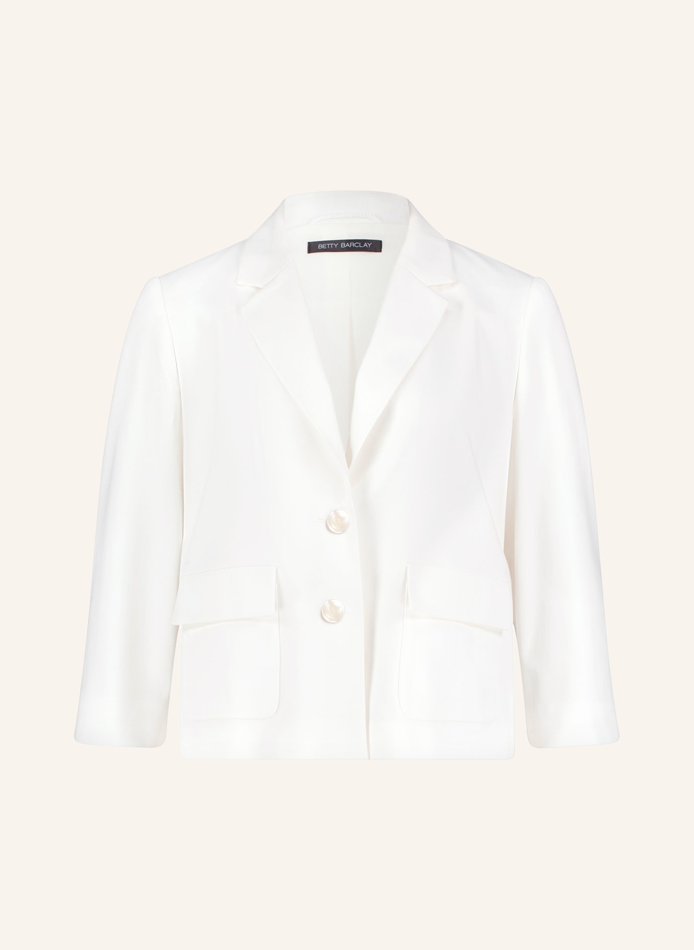 Betty Barclay Blazer mit 3/4-Arm: WEISS