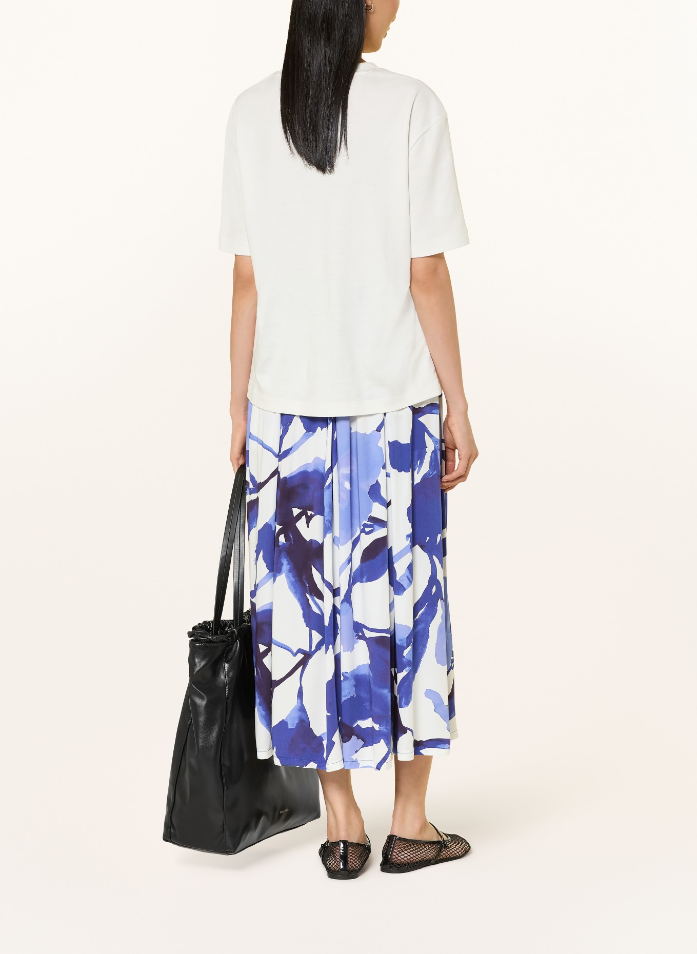 Betty Barclay Skirt: DARK BLUE / LIGHT BLUE / WHITE
