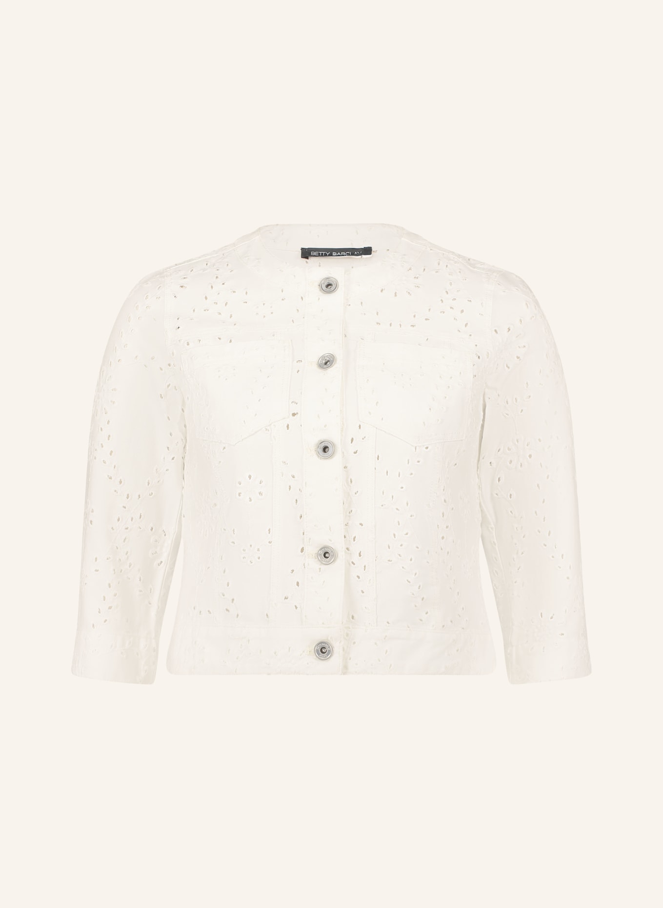 Betty Barclay Jachetă din denim cu mâneci 3/4: 1014 OFFWHITE