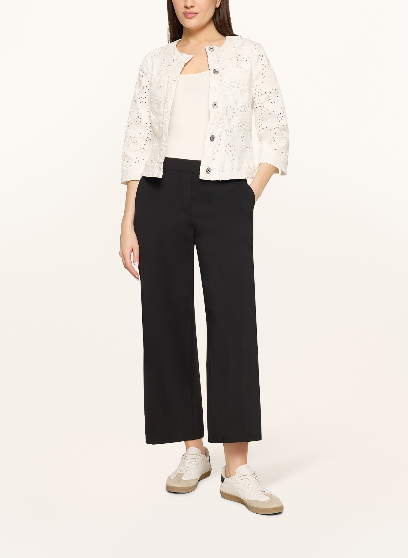 Betty Barclay Jachetă din denim cu mâneci 3/4: 1014 OFFWHITE
