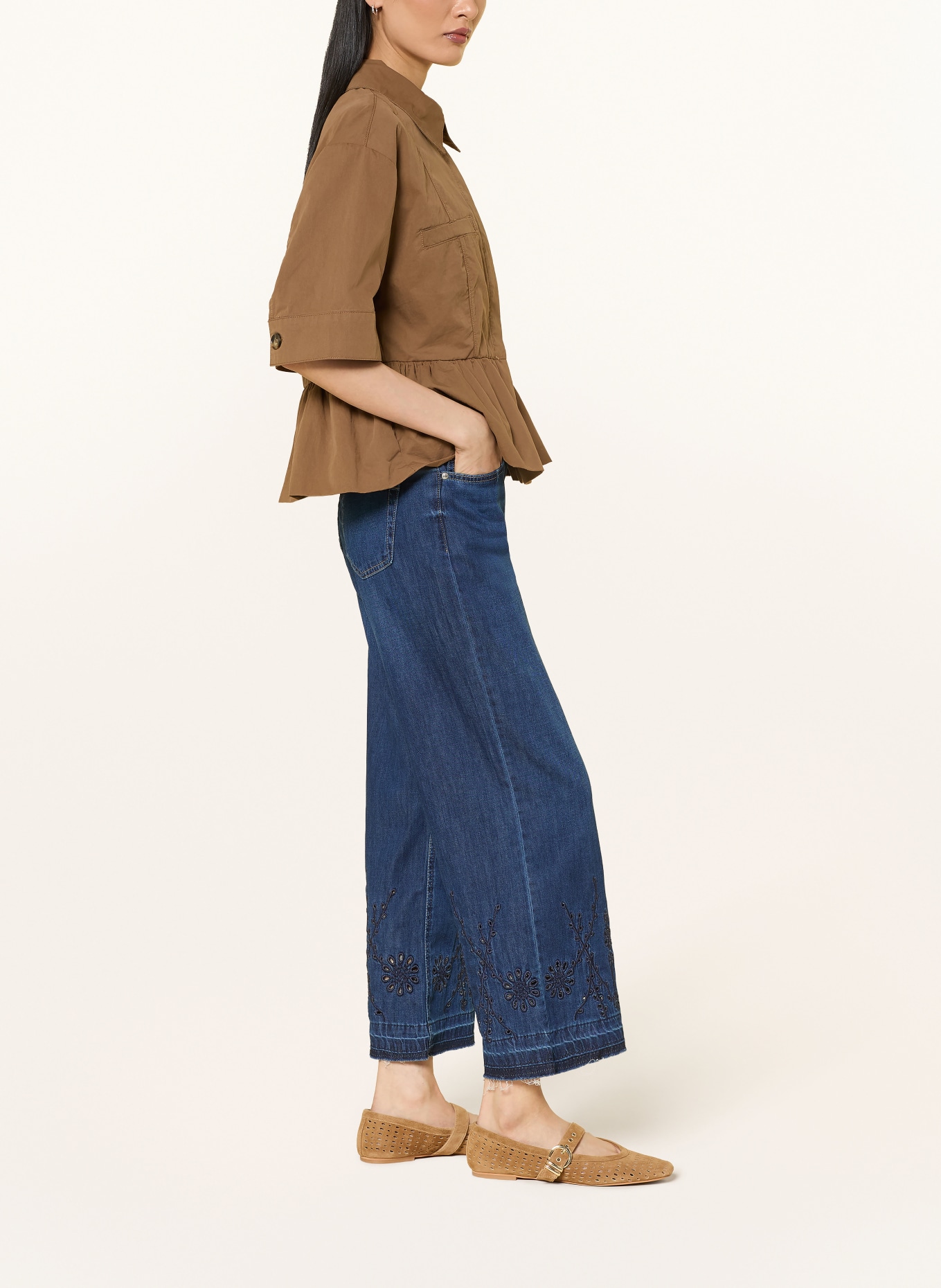 Betty Barclay Jeans culottes: 8620 DARK BLUE DENIM